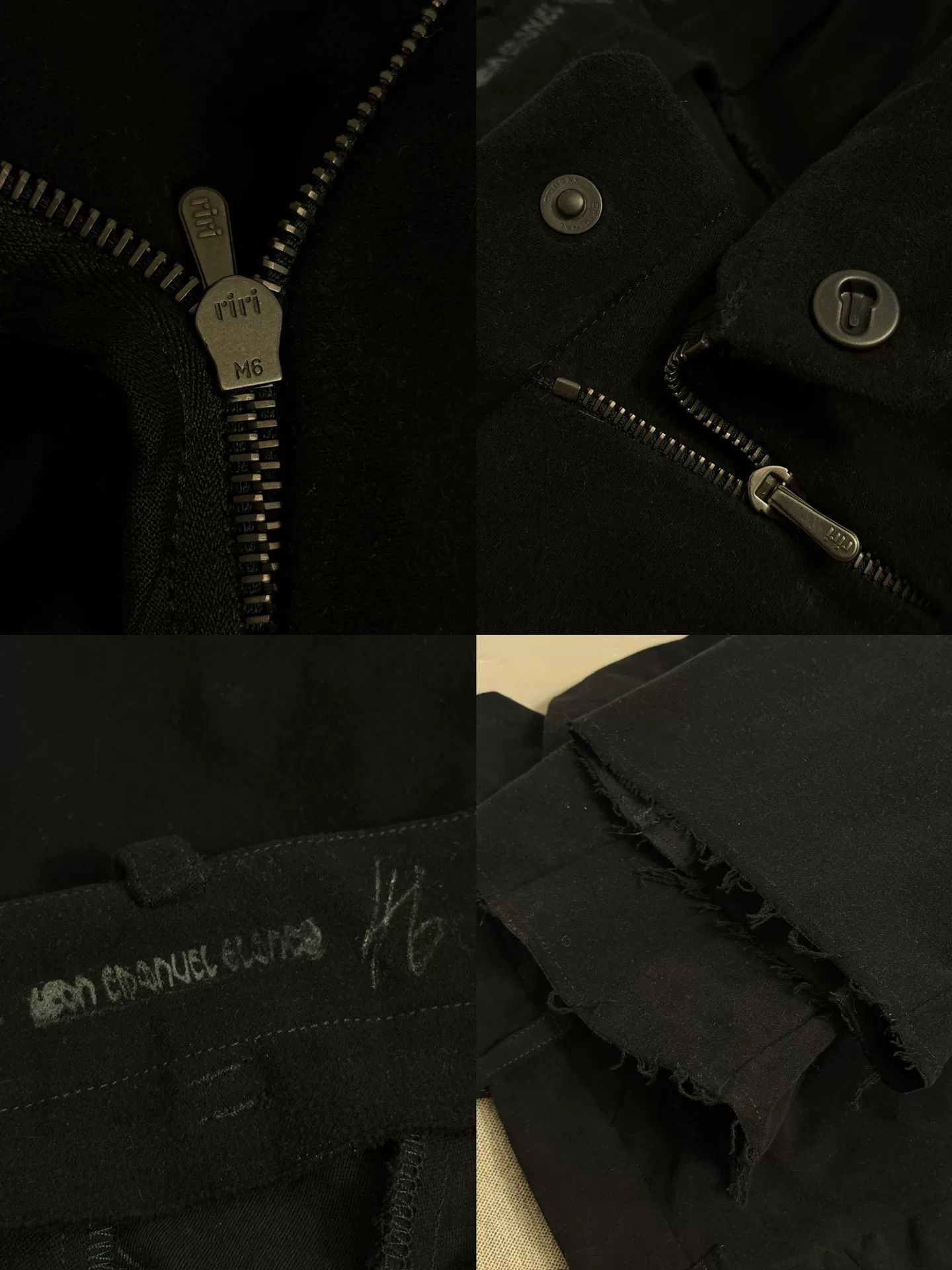 Leon Emanuel Blanck Leon Emanuel Blanck Black 3D Flared Pants Size US 34 / EU 50 - 8 Thumbnail