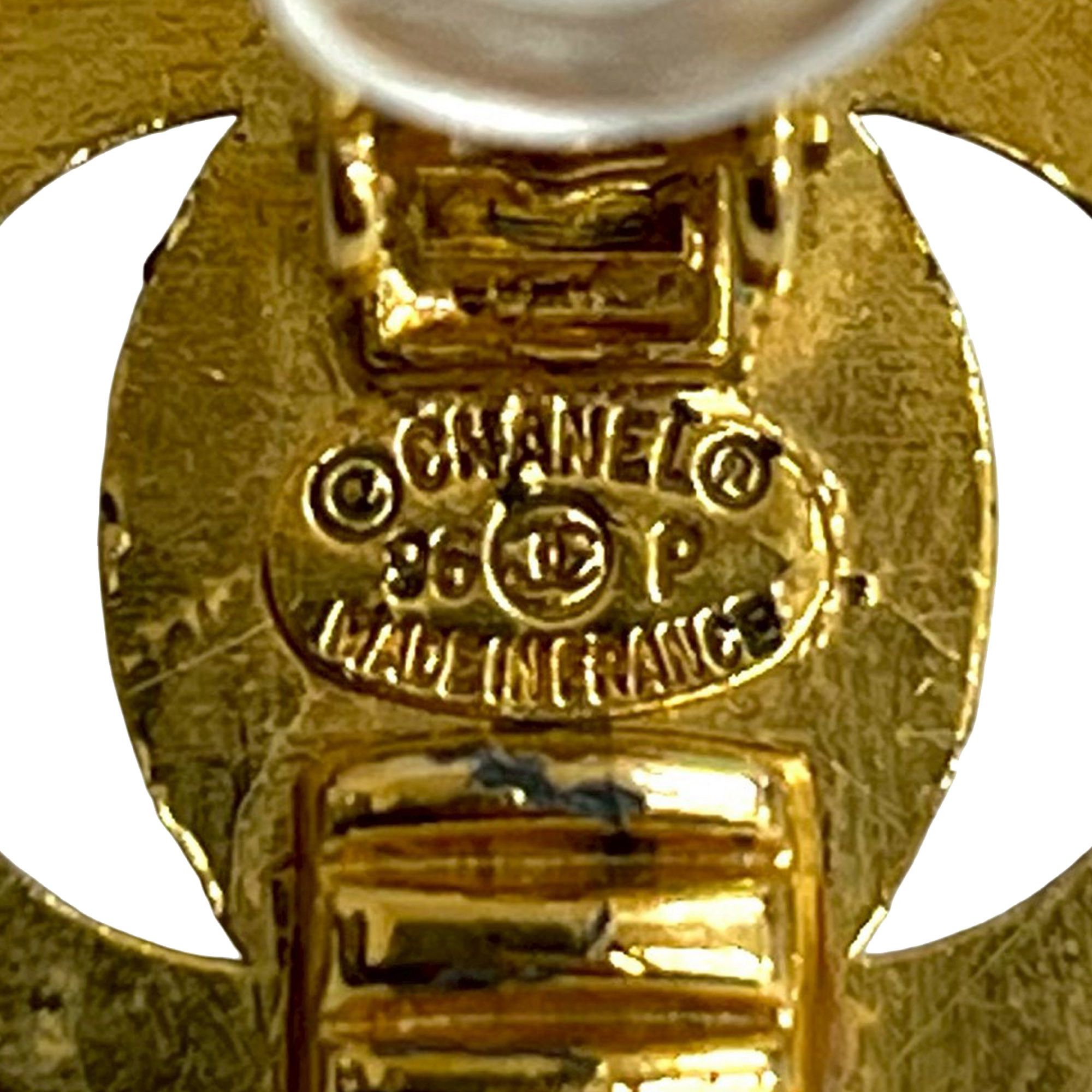 Chanel Chanel CC Gold Plated Turn Lock Clip on Earrings Size ONE SIZE - 5 Thumbnail