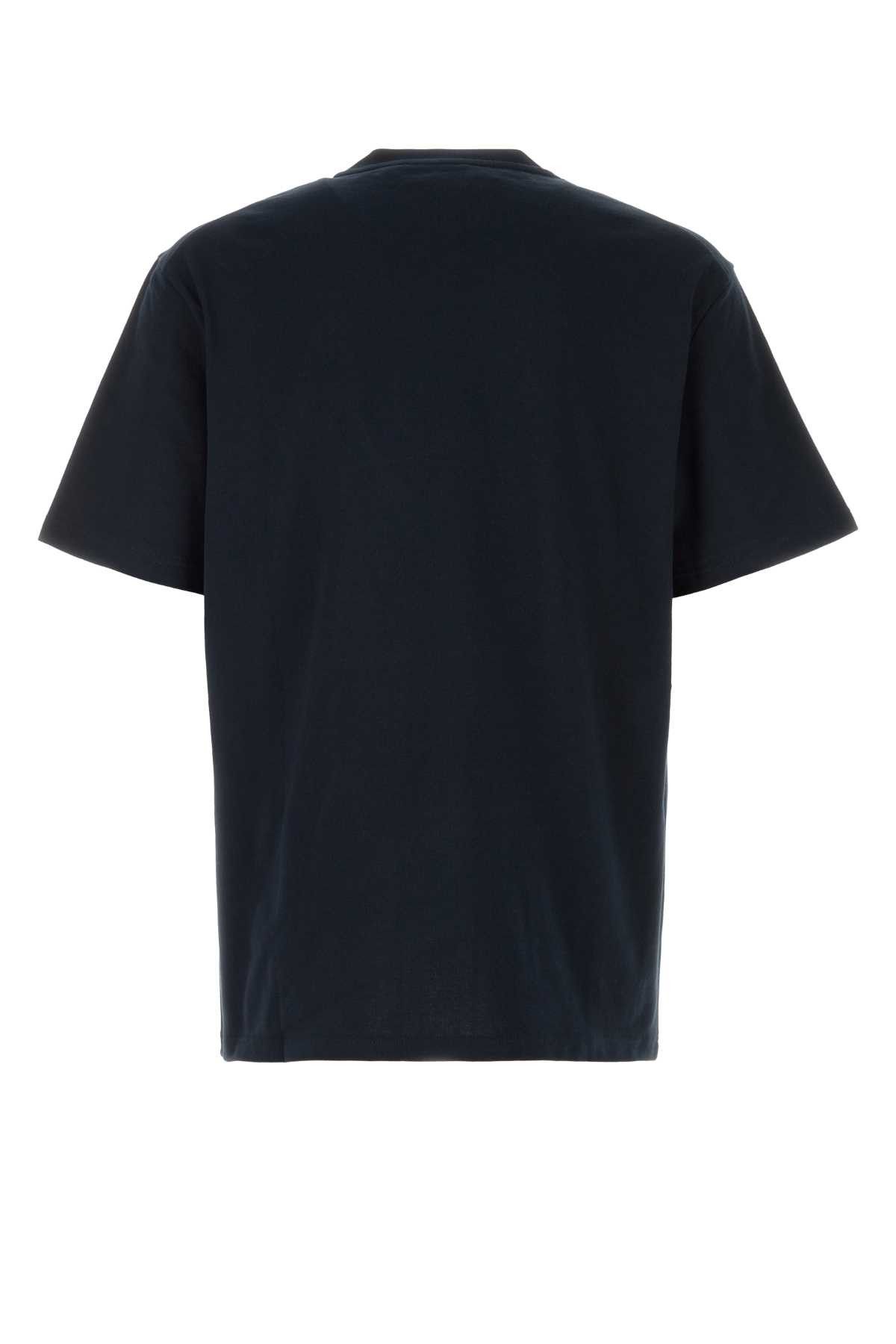 Jil Sander Midnight Blue Cotton T-Shirt Size US XL / EU 56 / 4 - 2 Thumbnail