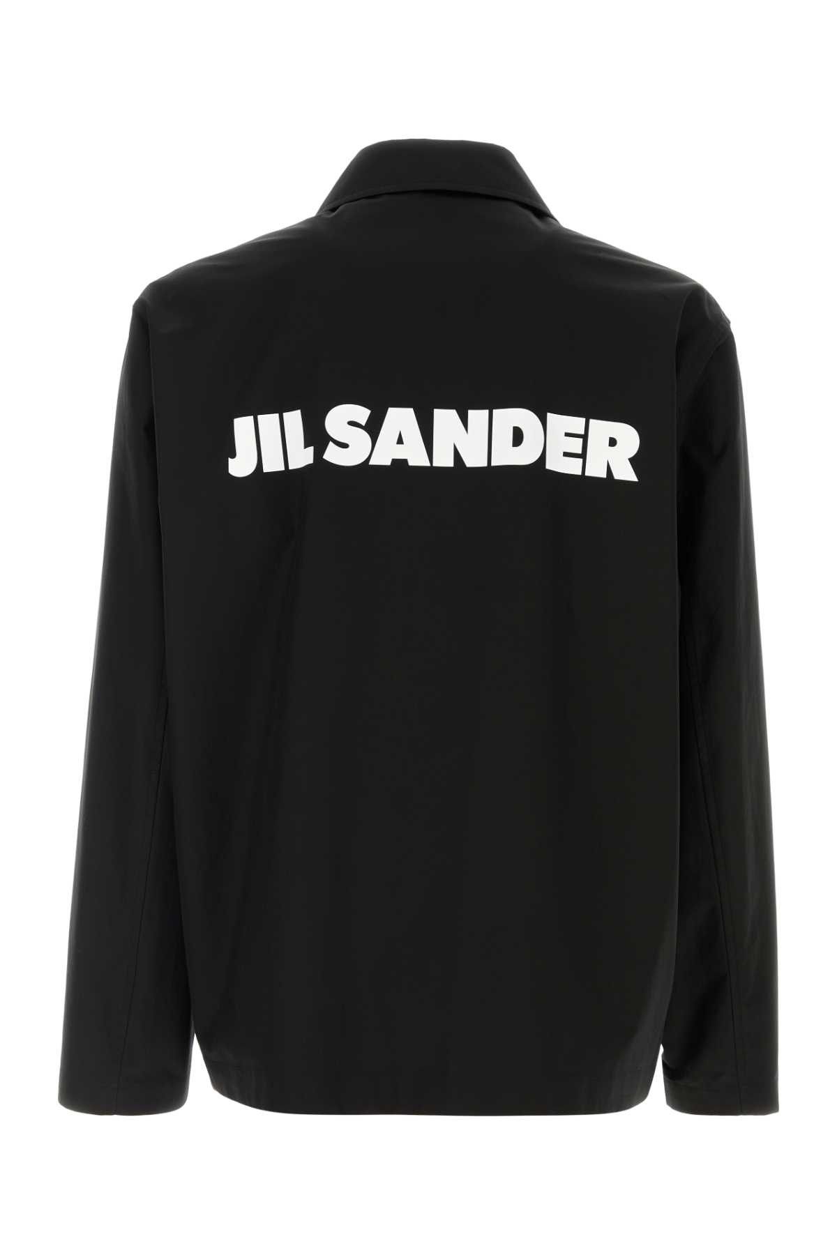 Jil Sander Black Poplin Jacket Size US XL / EU 56 / 4 - 2 Thumbnail