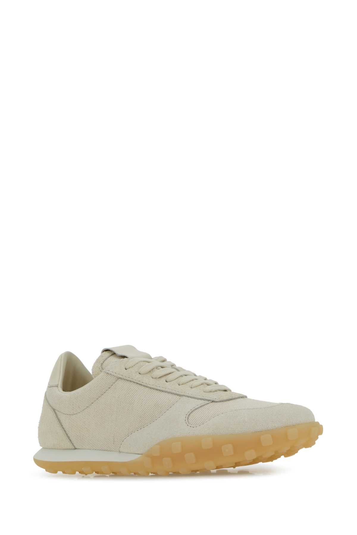 Jil Sander Sand Canvas And Suede Moon Sneakers Size US 10 / EU 43 - 2 Thumbnail