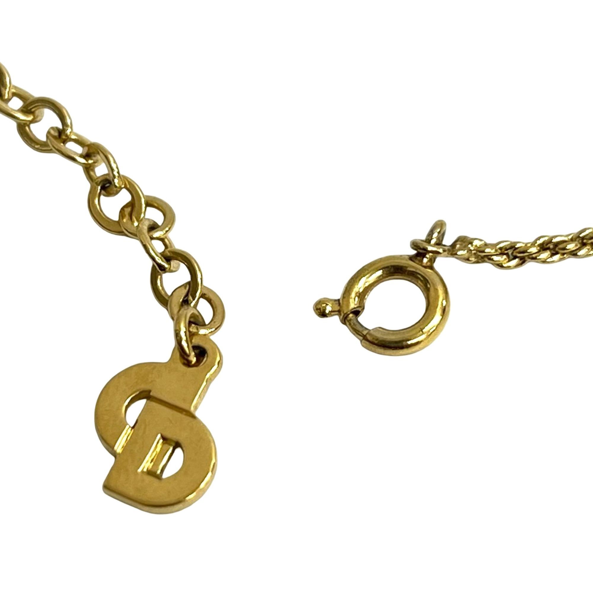 Dior Dior Gold Plated CD Logo Pendant Necklace Size ONE SIZE - 4 Thumbnail
