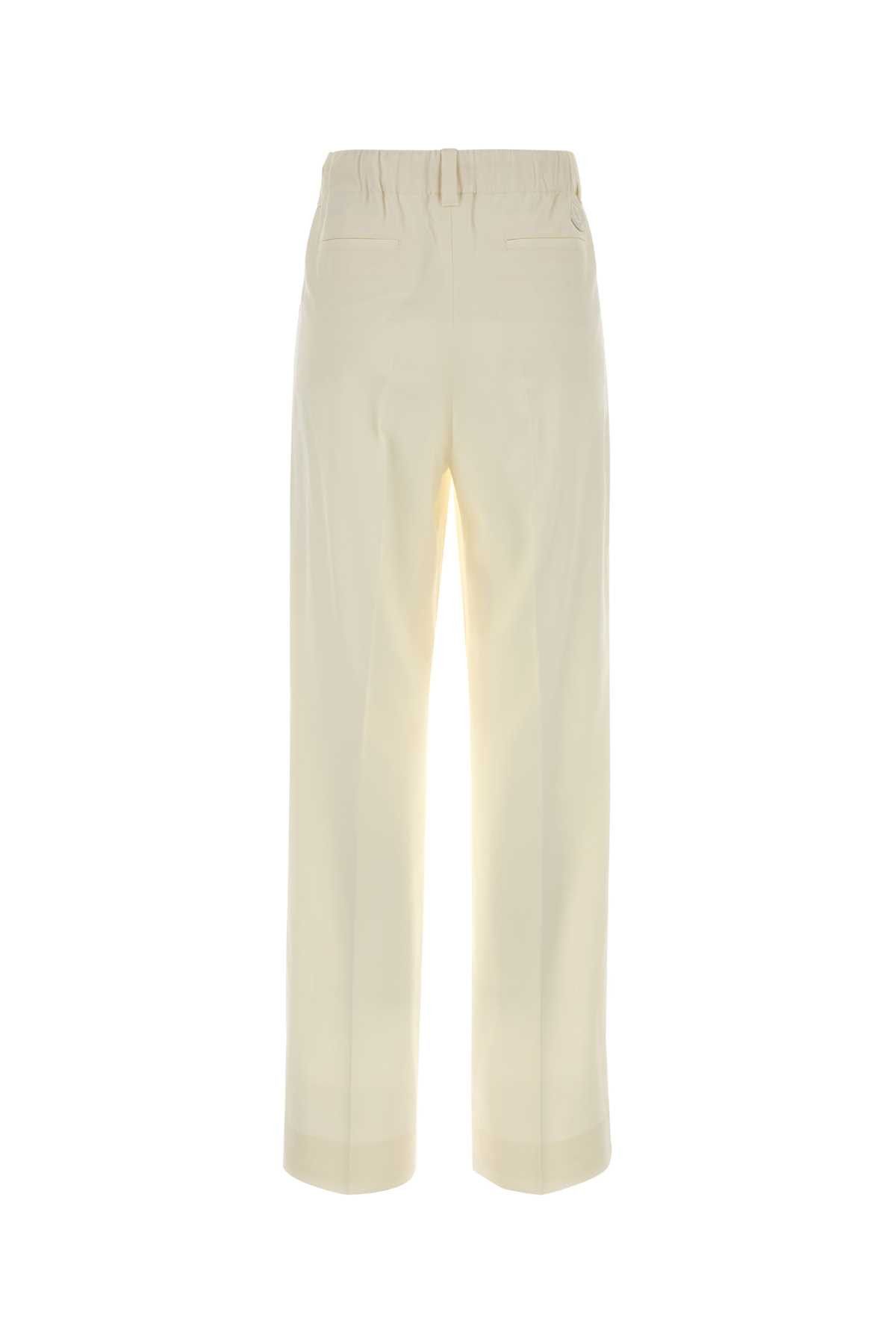 Moncler Cream Wool Pant Size 28" / US 6 / IT 42 - 2 Thumbnail