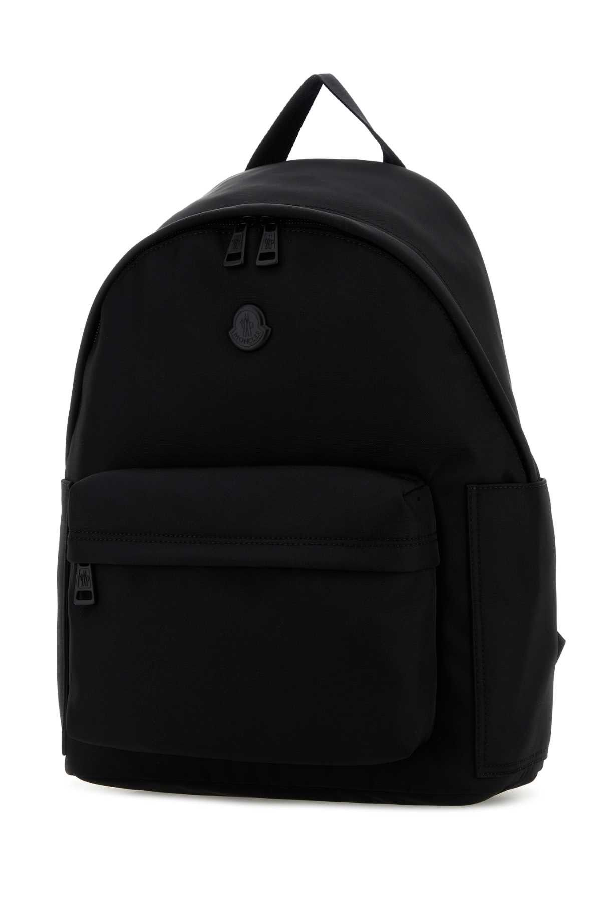 Moncler Black Canvas New Pierrick Backpack Size ONE SIZE - 2 Thumbnail