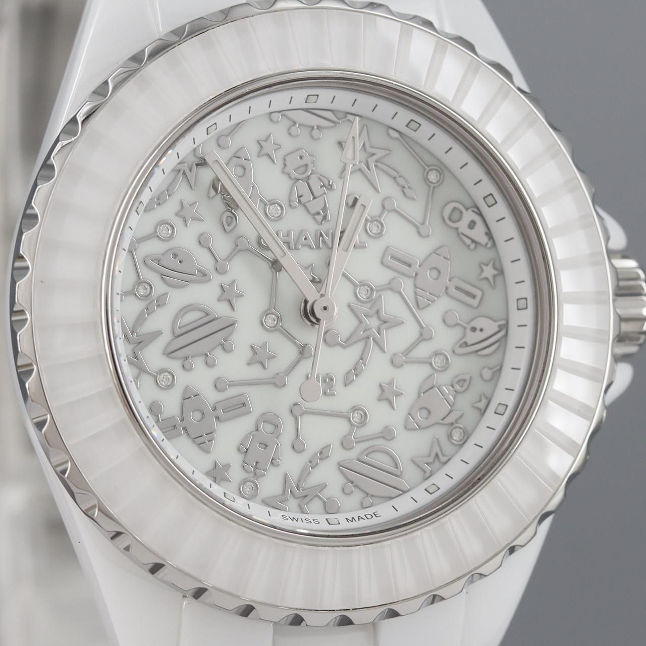 Chanel Chanel Chanel J12 Cosmic Ceramic Limited Ceramic Quartz H7990 DUTY FREE for USA Size ONE SIZE - 6 Thumbnail