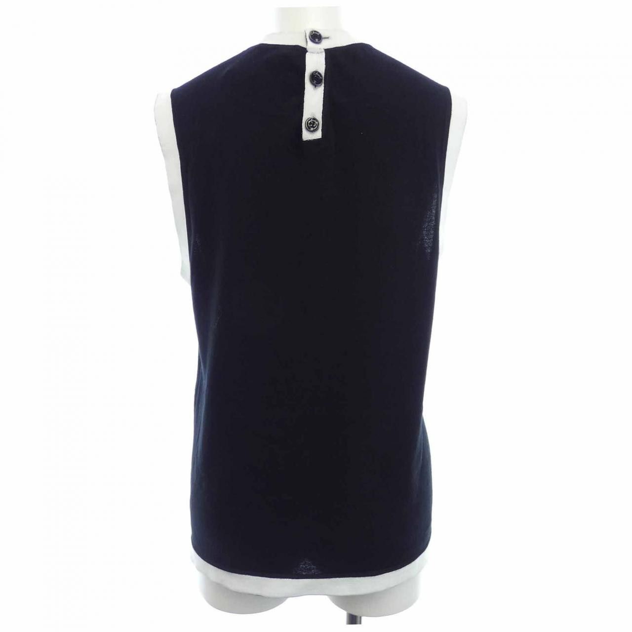 Chanel Chanel Chanel Tank Top Tank Top Cotton Tops P72070K10330 DUTY FREE for USA Size ONE SIZE - 2 Thumbnail