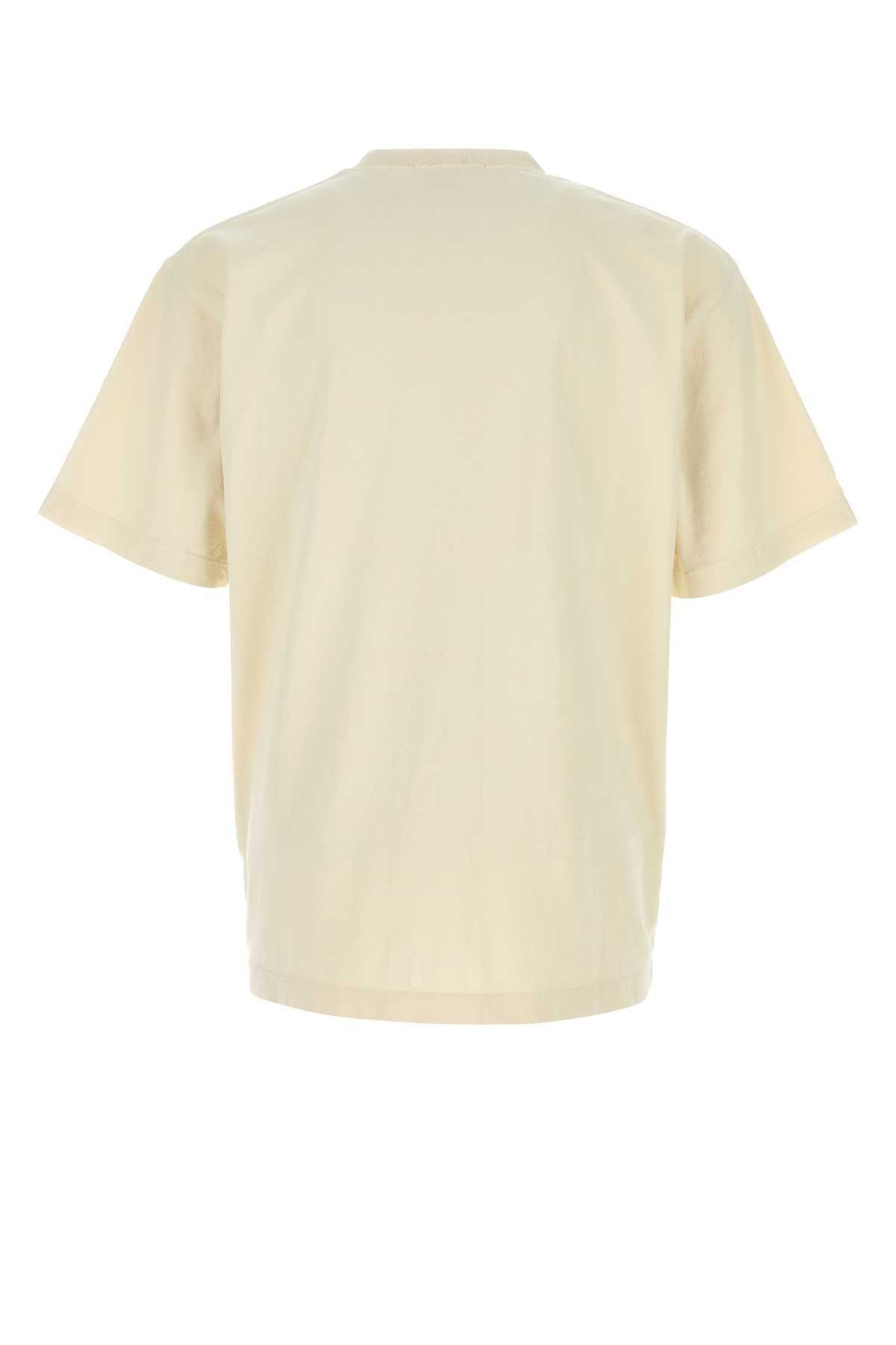 Stone Island Cream Cotton T-Shirt Size US L / EU 52-54 / 3 - 2 Thumbnail