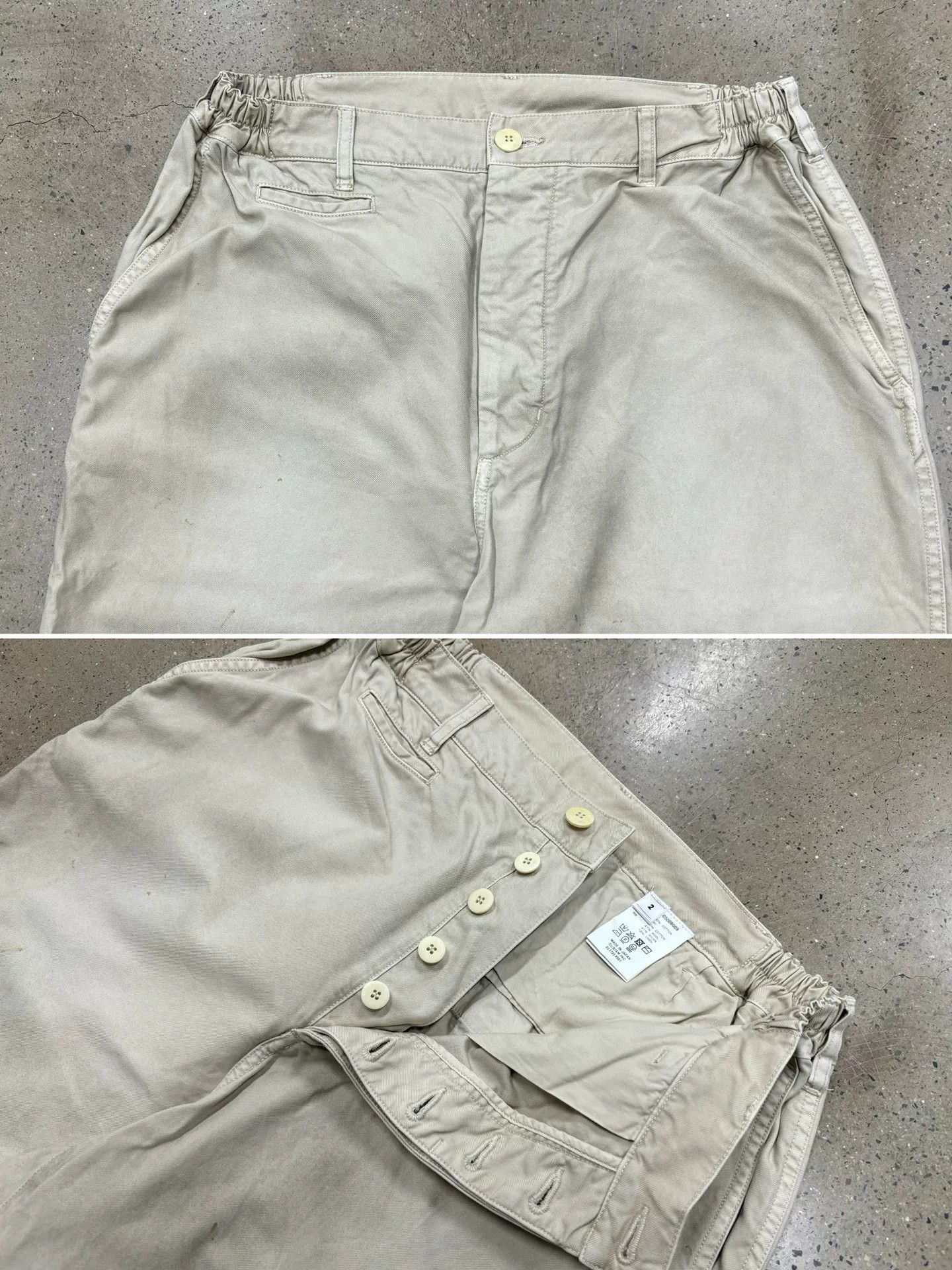 Visvim visvim carrol chino pants ivory color Size US 30 / EU 46 - 4 Thumbnail