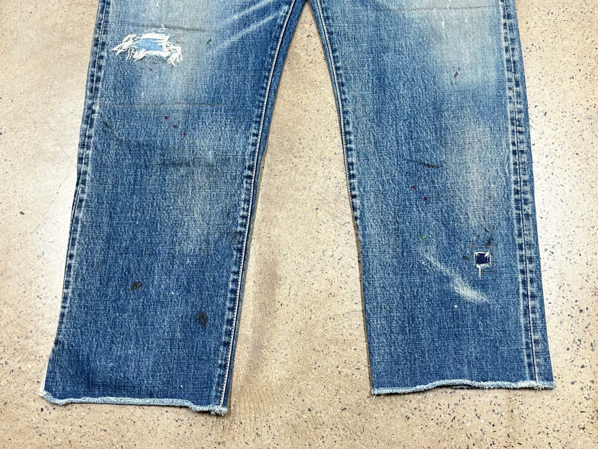 Visvim Visvim 19SS Journeyman Tacked Crash Denim Pants Size US 34 / EU 50 - 6 Thumbnail