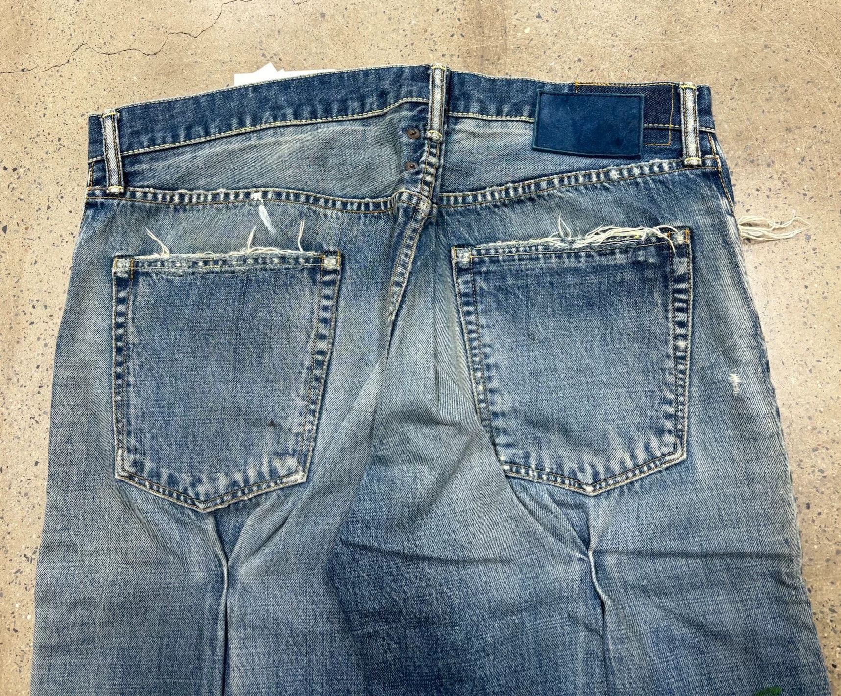 Visvim Visvim 19SS Journeyman Tacked Crash Denim Pants Size US 34 / EU 50 - 7 Thumbnail