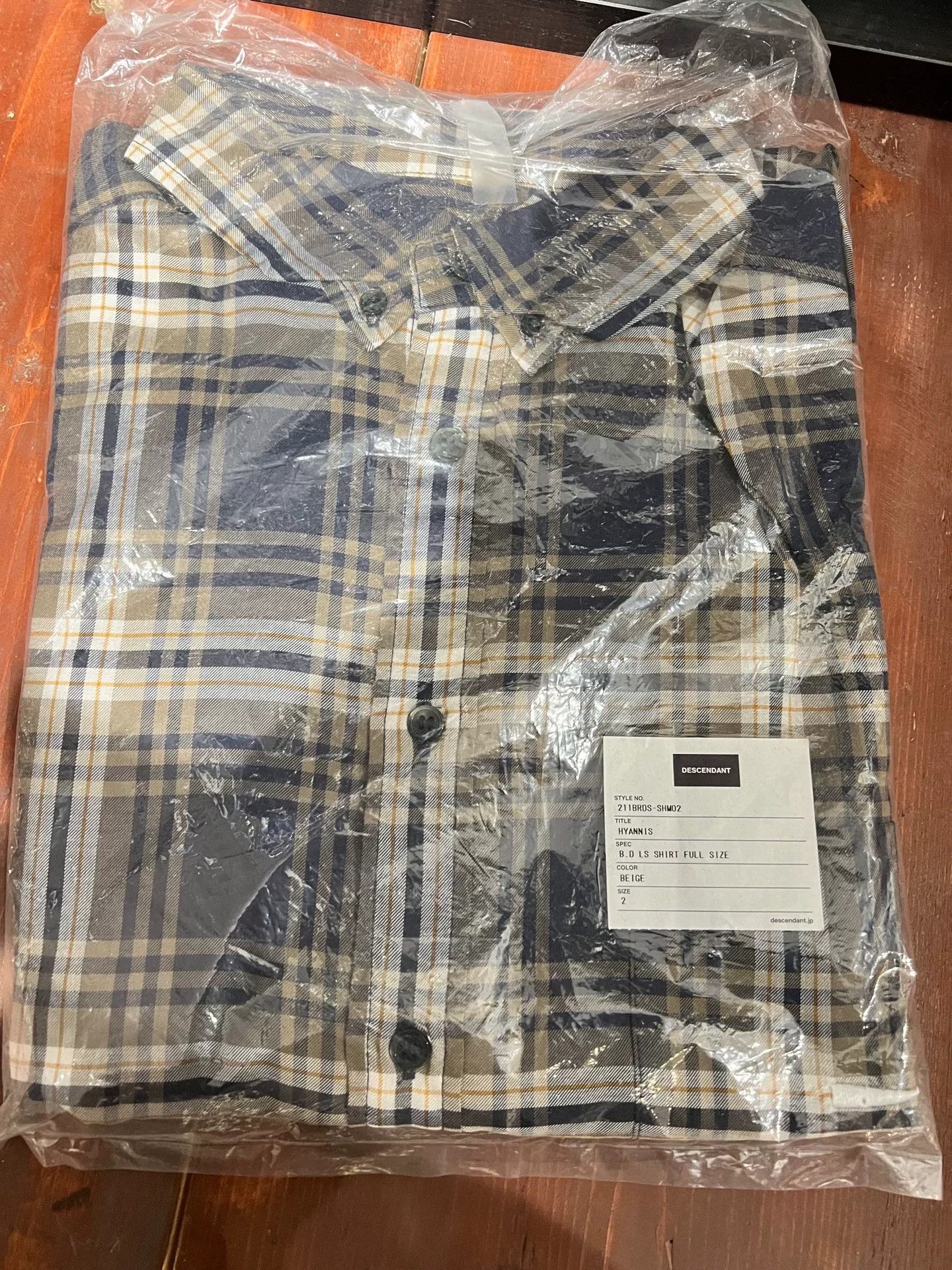 Japanese Brand full plaid long sleeve shirt Size US S / EU 44-46 / 1 - 3 Thumbnail