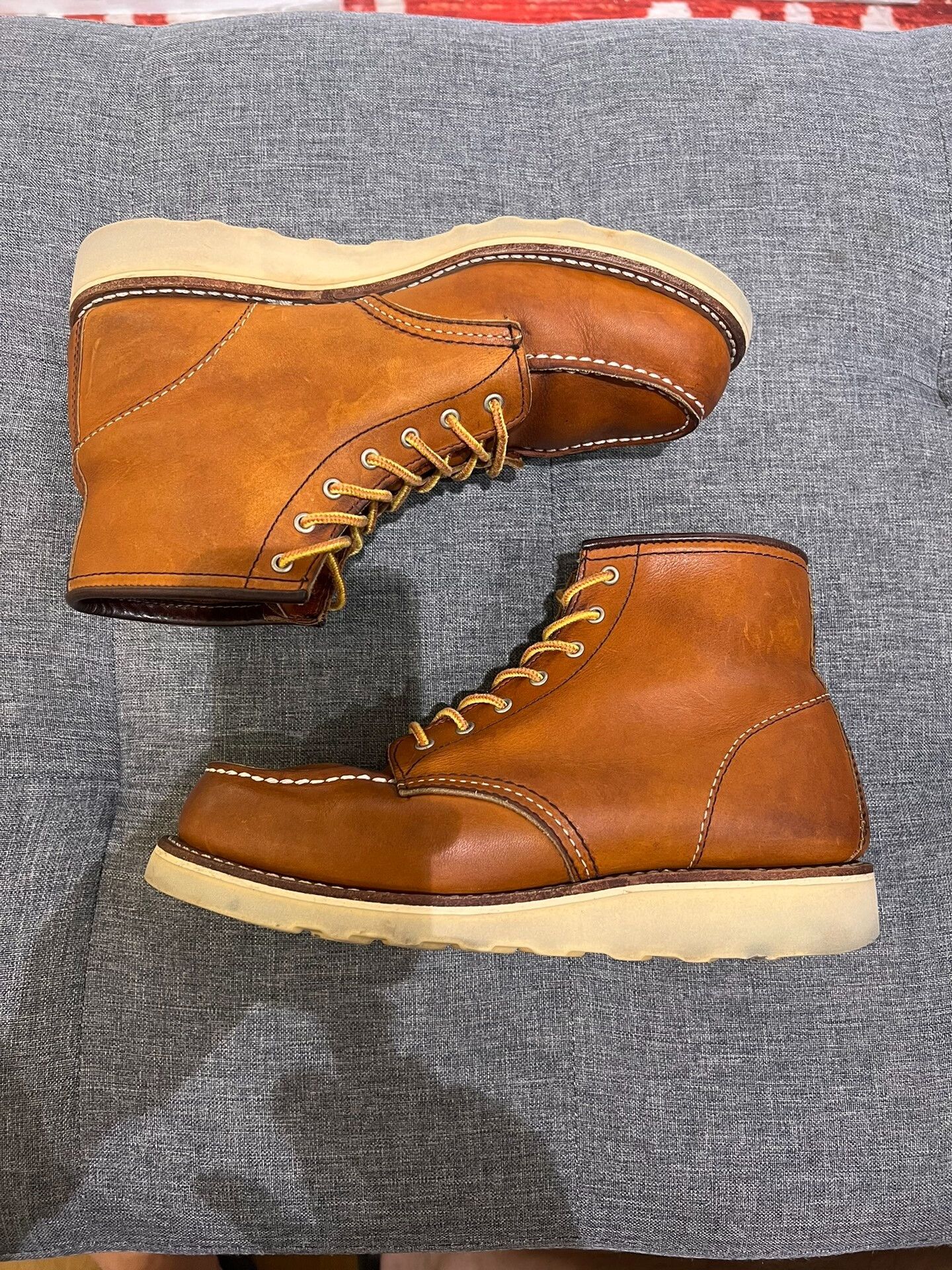 Red Wing redwing moc toe boots size 39 Size US 8.5 / IT 38.5 - 4 Thumbnail
