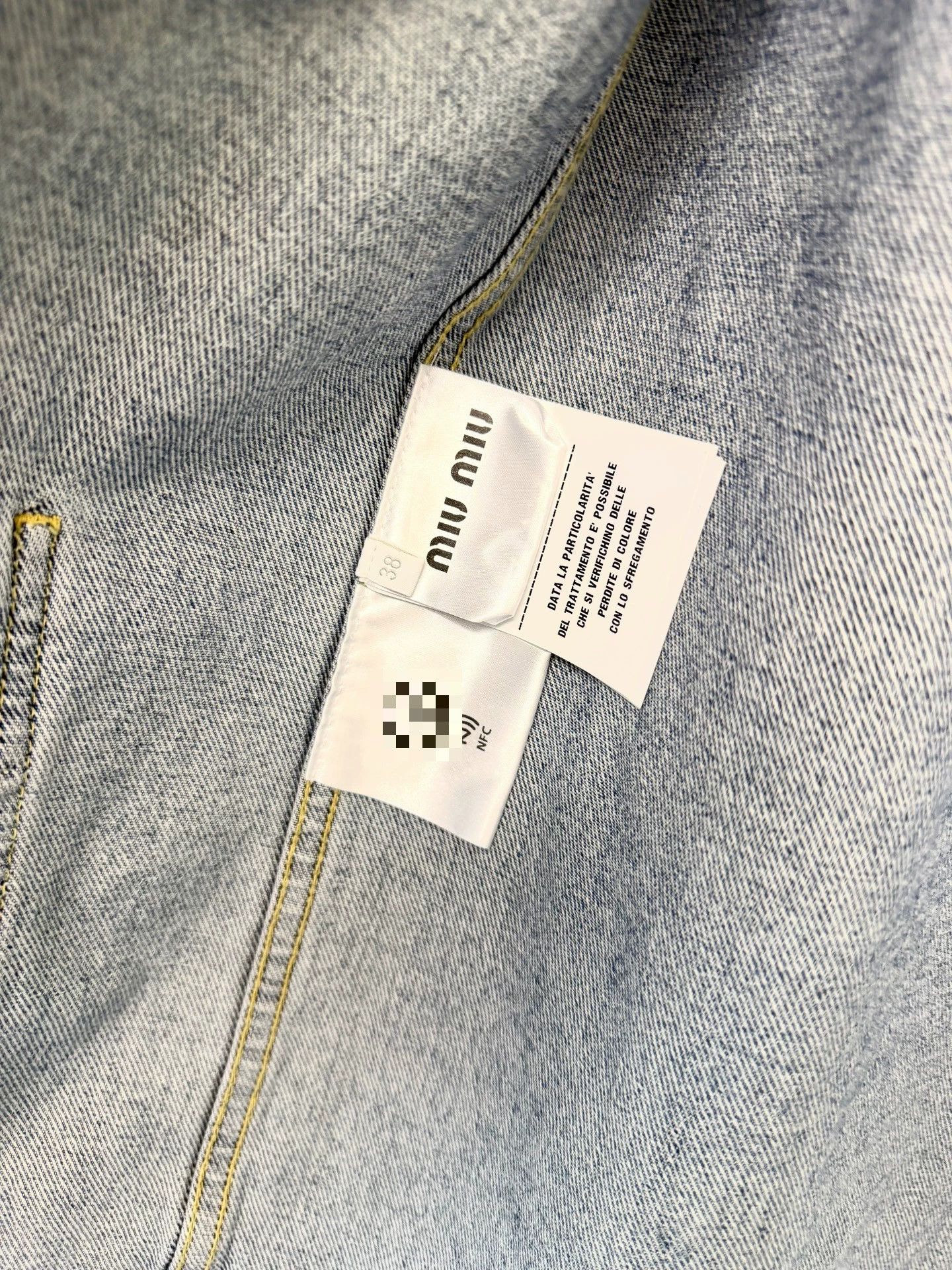 Miu Miu miumiu denim jacket with pockets Size M / US 6-8 / IT 42-44 - 5 Thumbnail