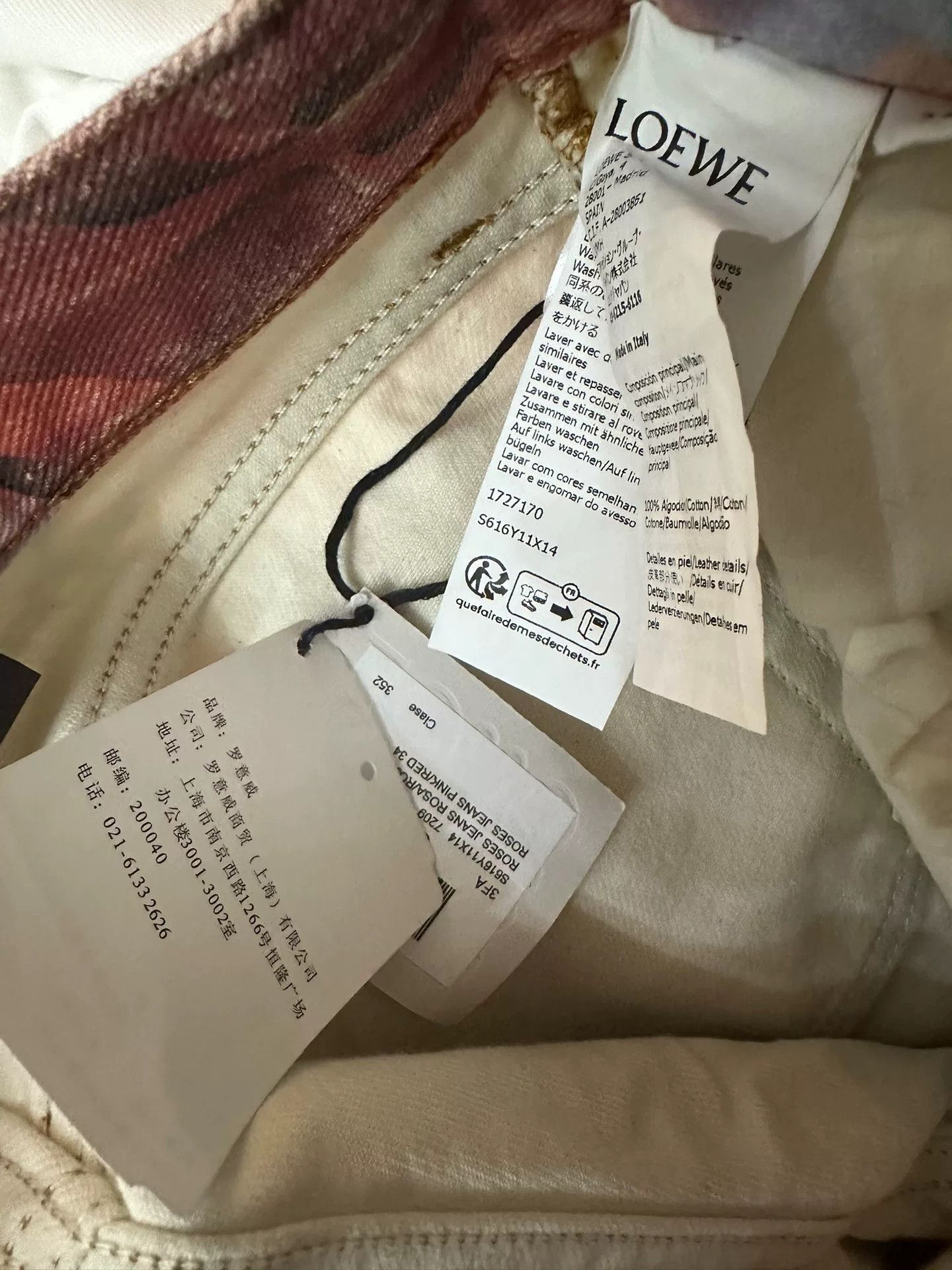Loewe loewe floral denim pants Size 34" / US 12 / IT 48 - 3 Thumbnail