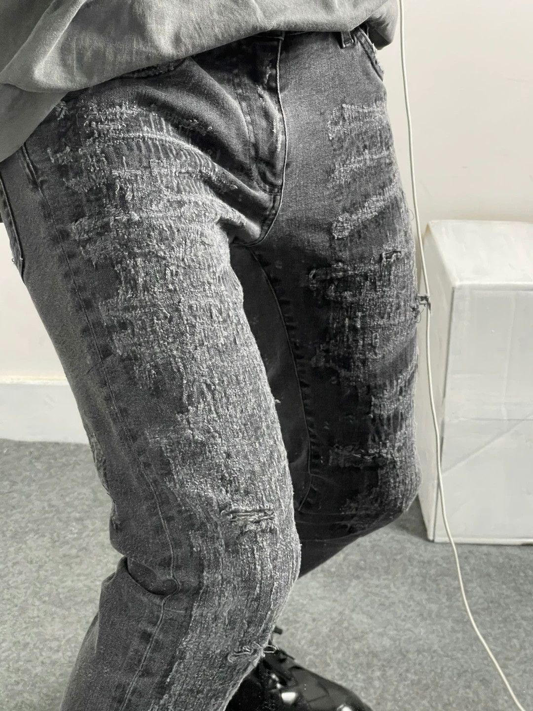 Dolce & Gabbana Dolce&Gabbana Patchwork Denim Jeans Size US 30 / EU 46 - 8 Thumbnail