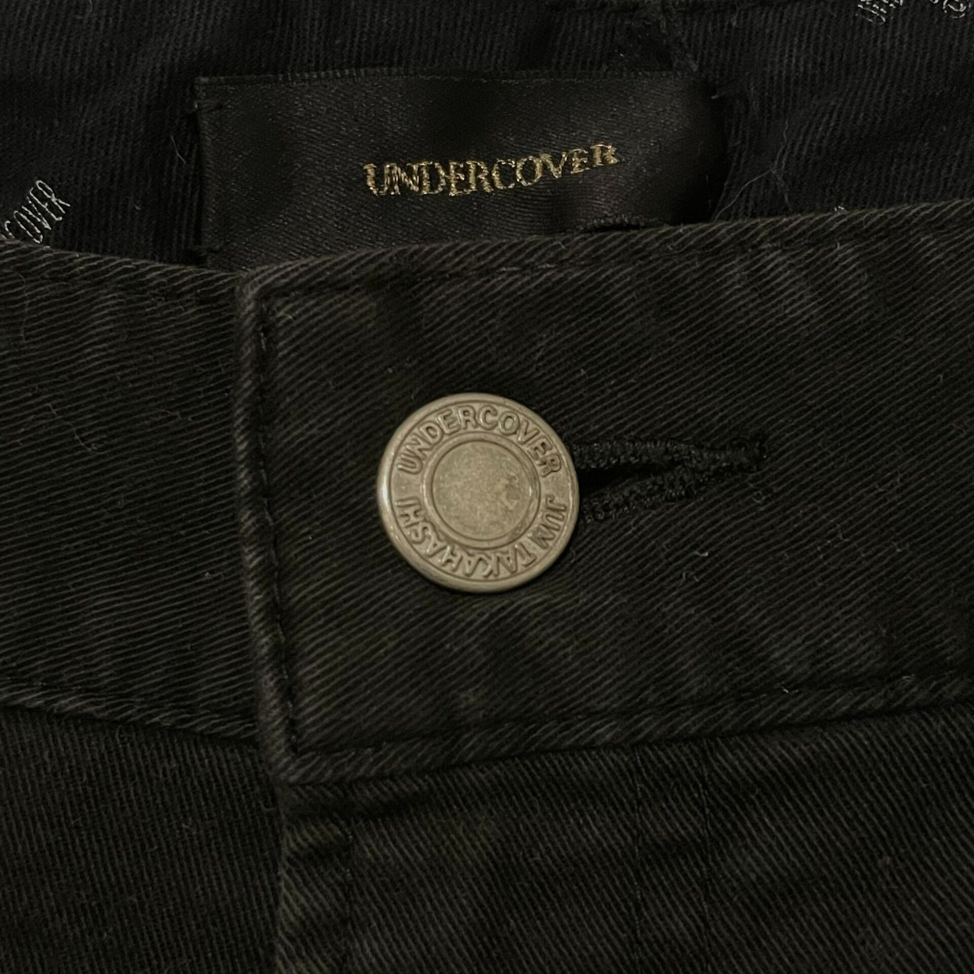 Undercover Undercover Distressed Black Denim Pants Size 5 Size US 34 / EU 50 - 4 Thumbnail