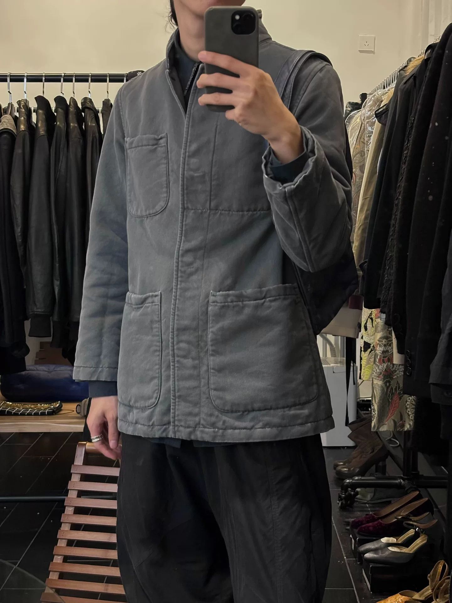 Maison Margiela Maison Martin Margiela Gray Pocket Jacket Size US M / EU 48-50 / 2 - 2 Thumbnail