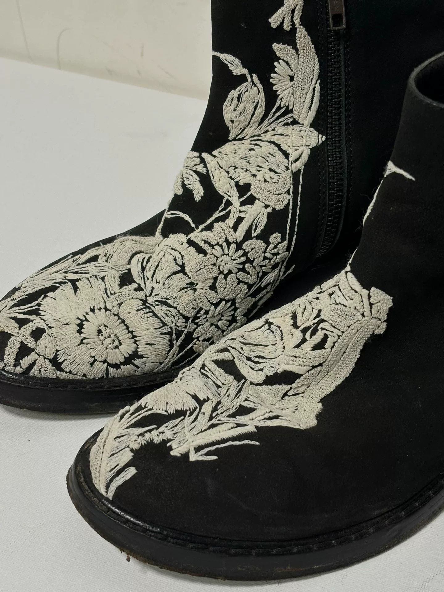 Ann Demeulemeester Ann Demeulemeester S/S15 Black Suede Boots Size US 8.5 / IT 38.5 - 3 Thumbnail