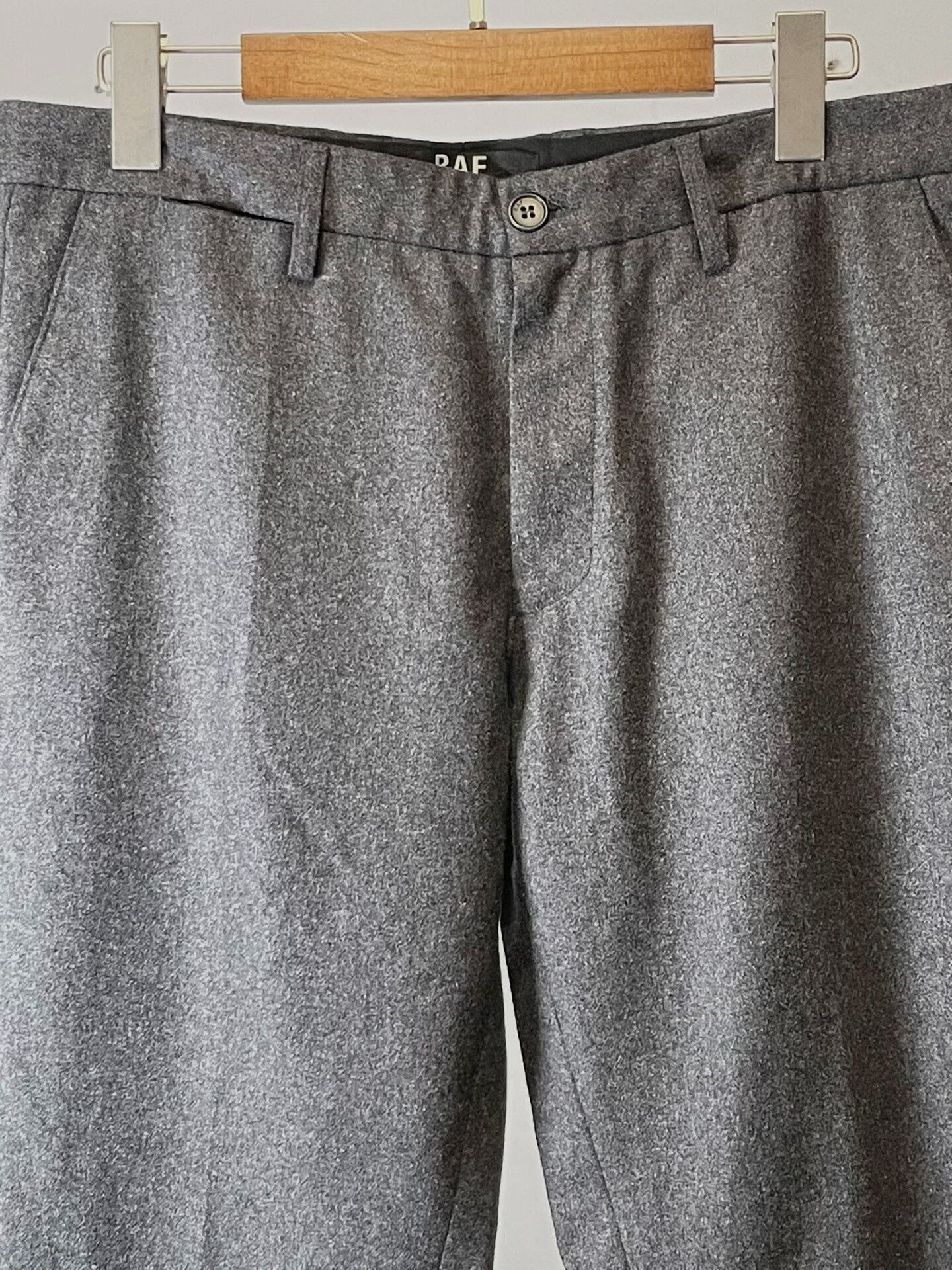 Raf Simons raf simons wool blend trousers in gray Size US 32 / EU 48 - 4 Thumbnail