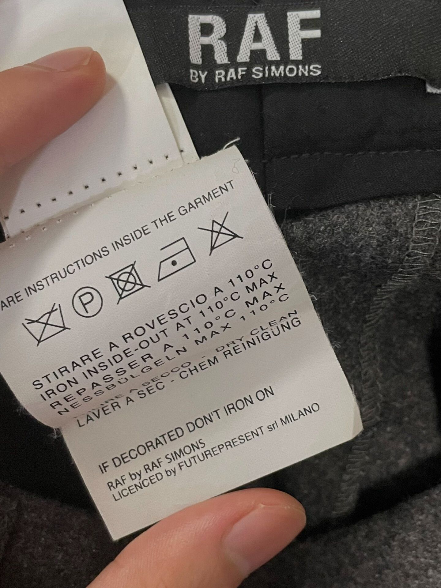 Raf Simons raf simons wool blend trousers in gray Size US 32 / EU 48 - 7 Thumbnail