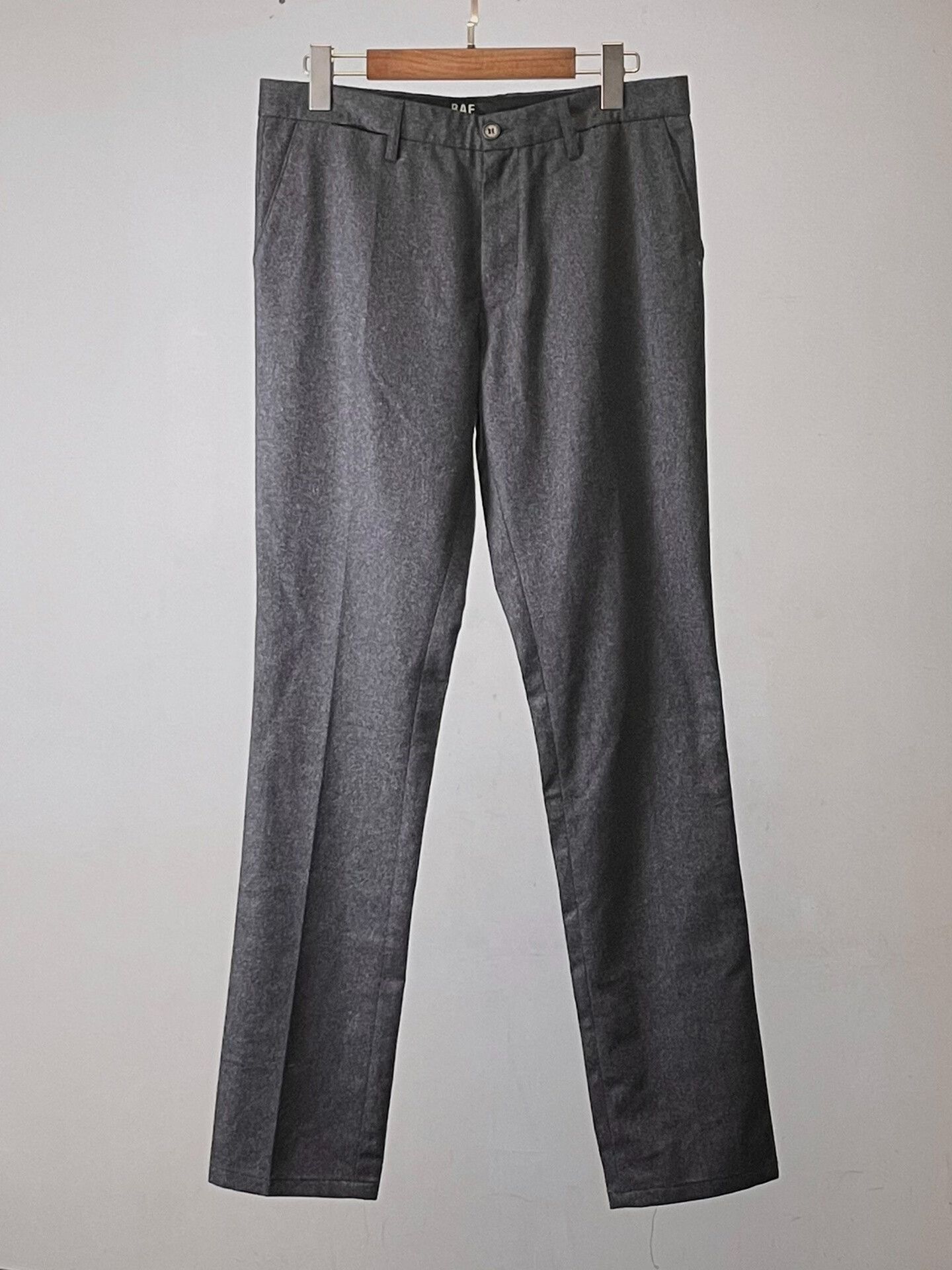 Raf Simons raf simons wool blend trousers in gray Size US 32 / EU 48 - 3 Thumbnail