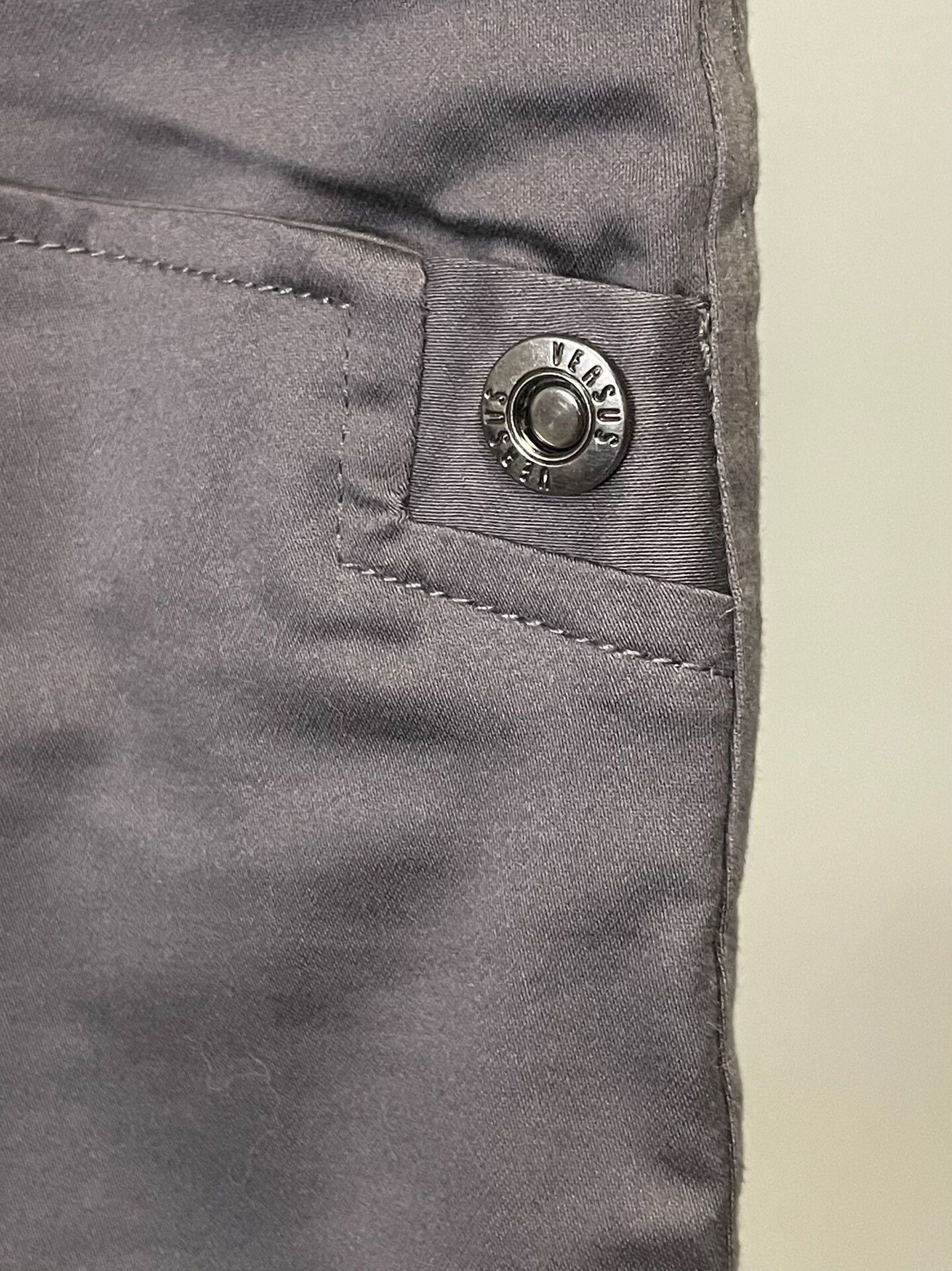 Versace versace gray straight-leg trousers for men Size US 30 / EU 46 - 3 Thumbnail
