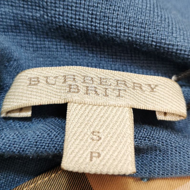 Burberry Burberry Wool Silk Blend Short Sleeve Polo 0079 Size US S / EU 44-46 / 1 - 5 Thumbnail