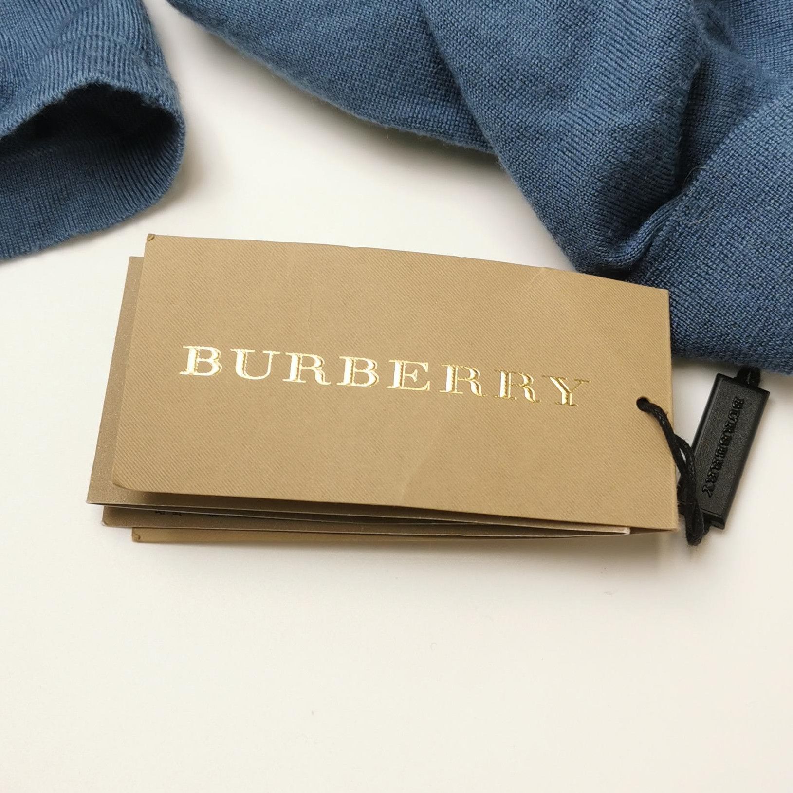 Burberry Burberry Wool Silk Blend Short Sleeve Polo 0079 Size US S / EU 44-46 / 1 - 4 Thumbnail