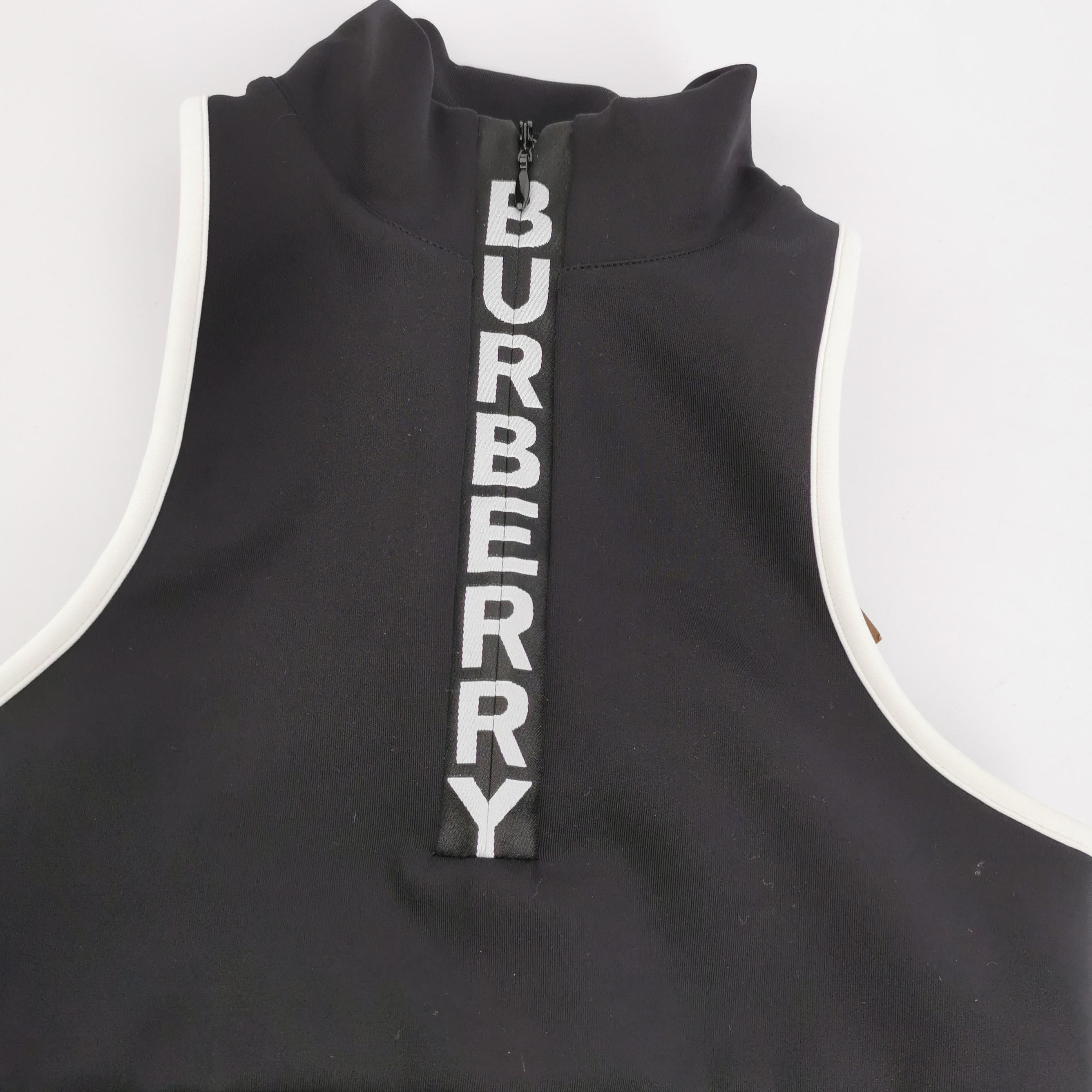 Burberry Burberry Color Block Logo Zipper Top 0079 Size US XS / EU 42 / 0 - 4 Thumbnail