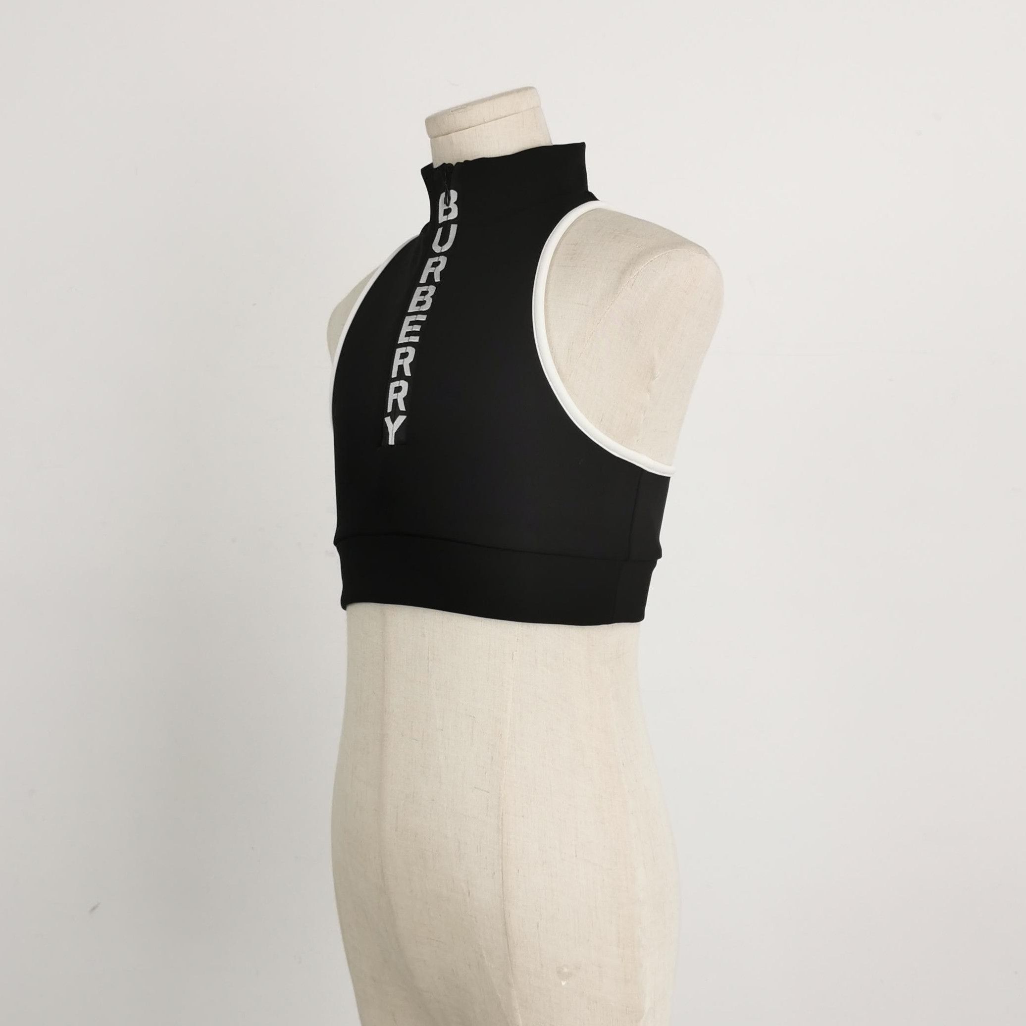 Burberry Burberry Color Block Logo Zipper Top 0079 Size US XS / EU 42 / 0 - 2 Thumbnail