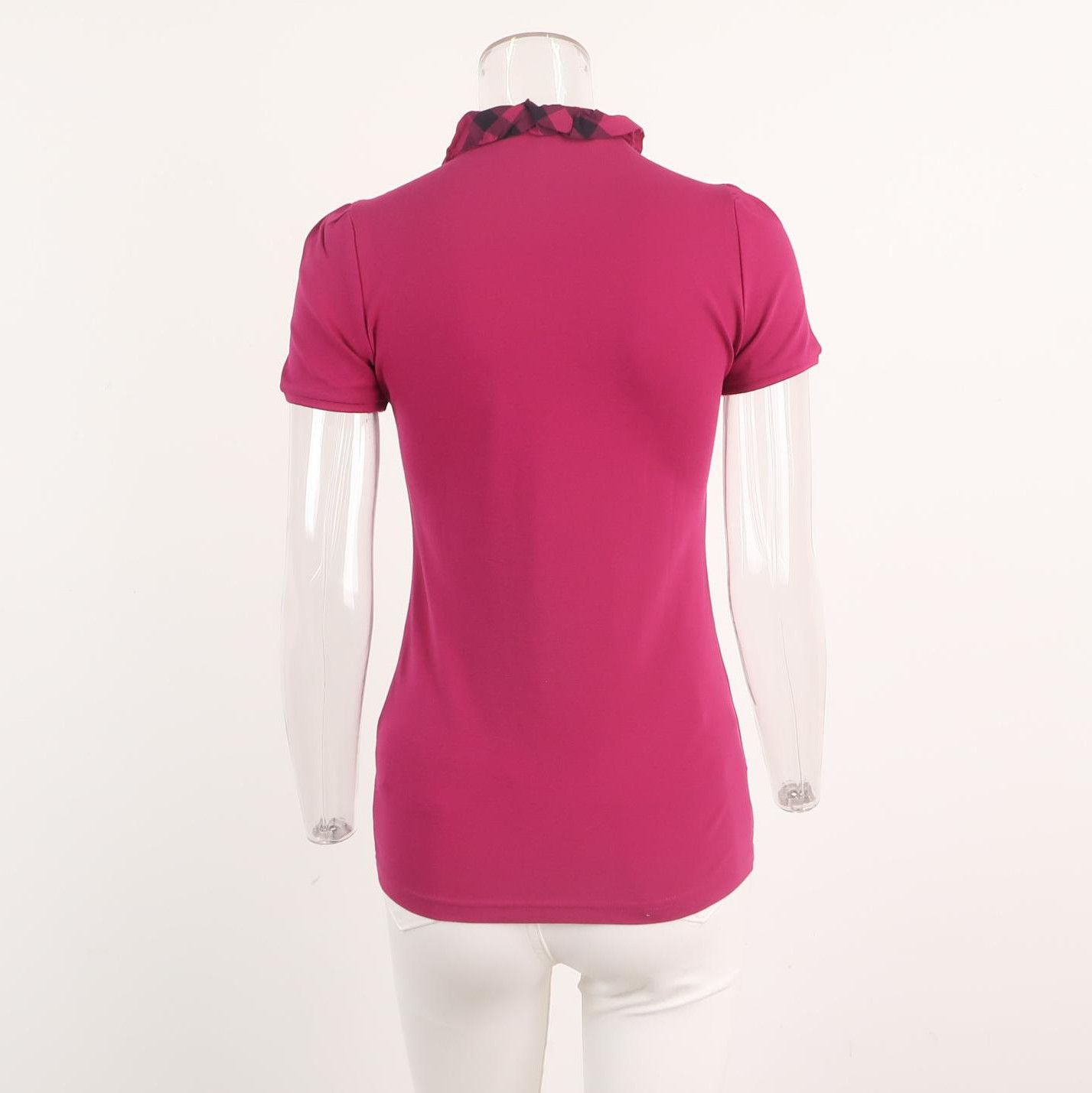 Burberry Burberry Brit Pink Cotton Logo T-Shirt 0079 Size US XS / EU 42 / 0 - 3 Thumbnail