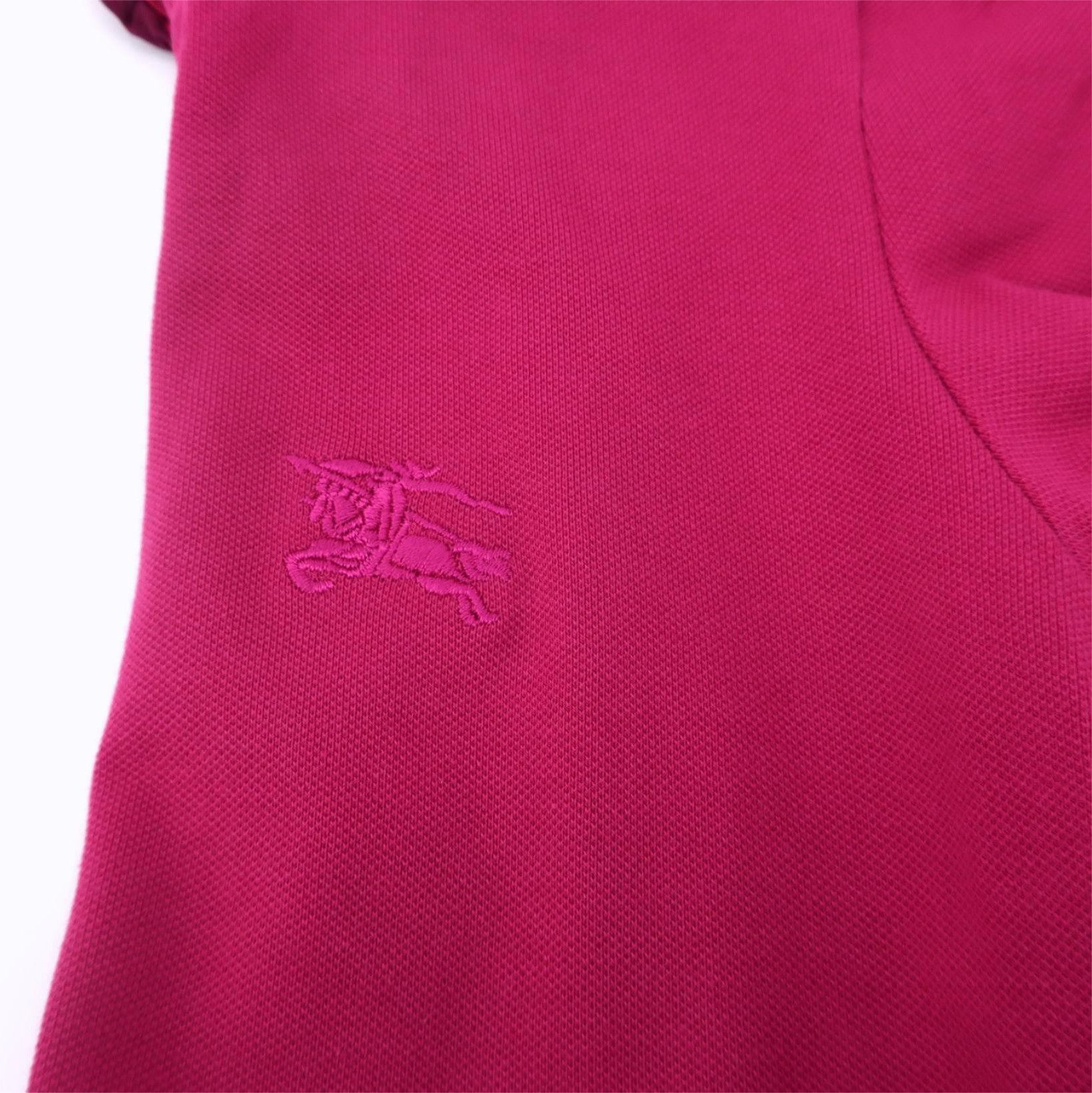 Burberry Burberry Brit Pink Cotton Logo T-Shirt 0079 Size US XS / EU 42 / 0 - 4 Thumbnail