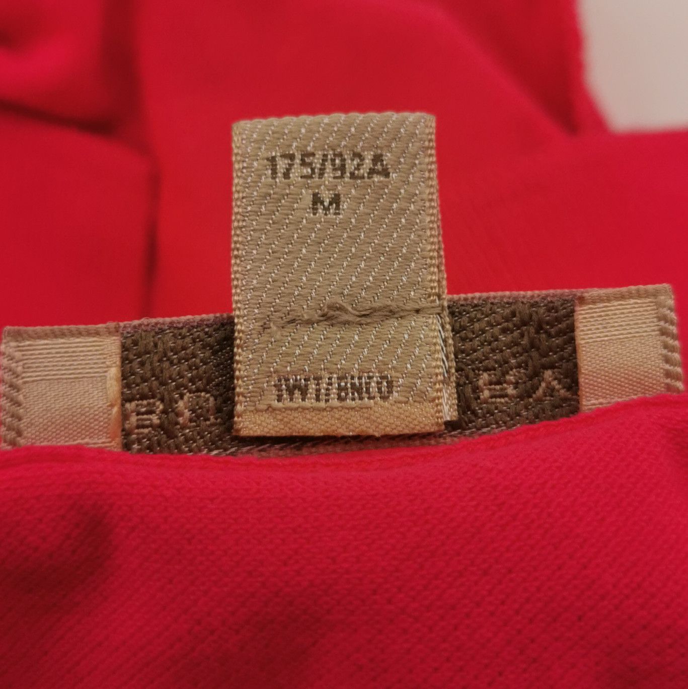 Burberry Burberry Embroidered Logo Polo Shirt in Red 0079 Size US M / EU 48-50 / 2 - 9 Thumbnail