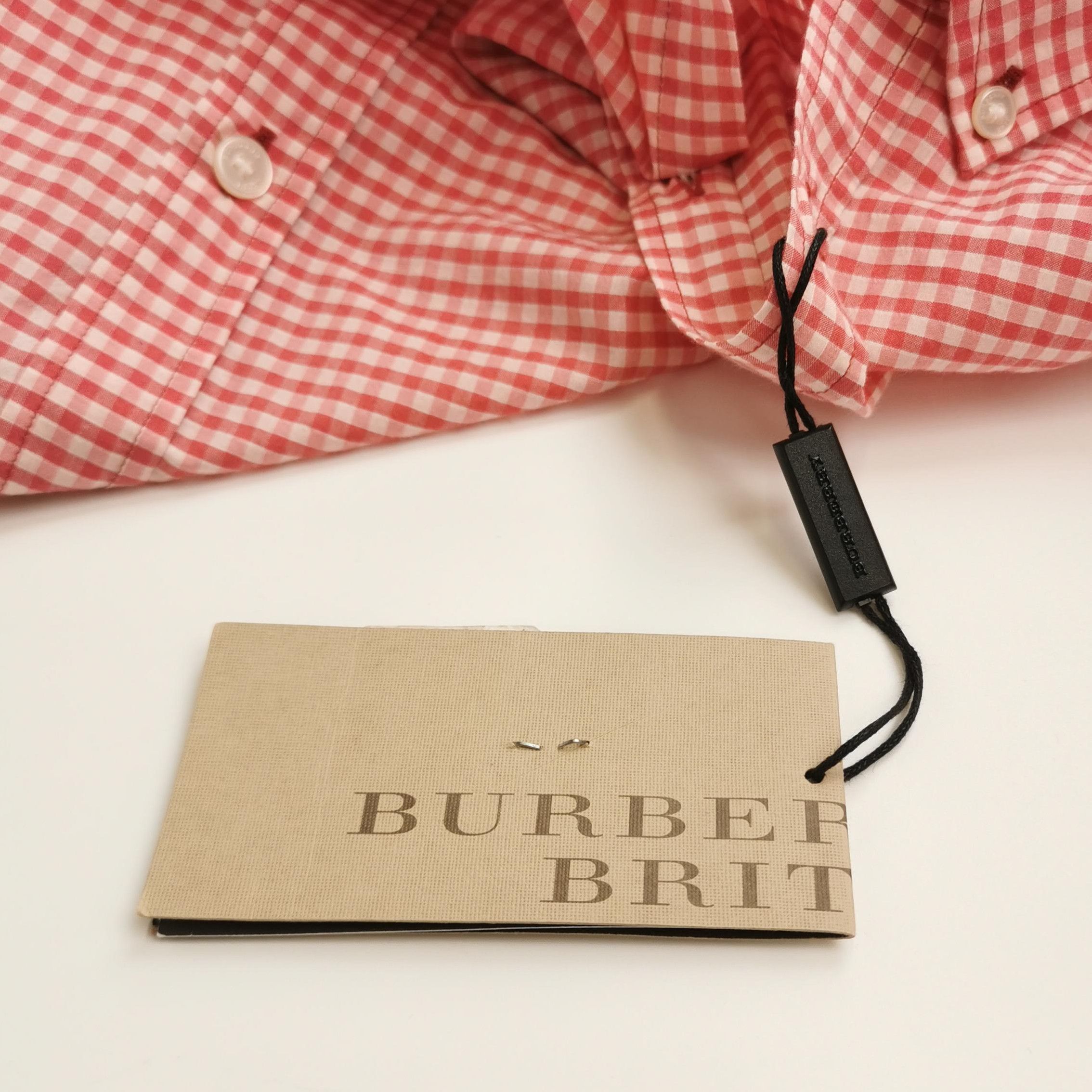 Burberry Burberry Brit Color Block Cotton Shirt XS 0079 Size US XS / EU 42 / 0 - 4 Thumbnail