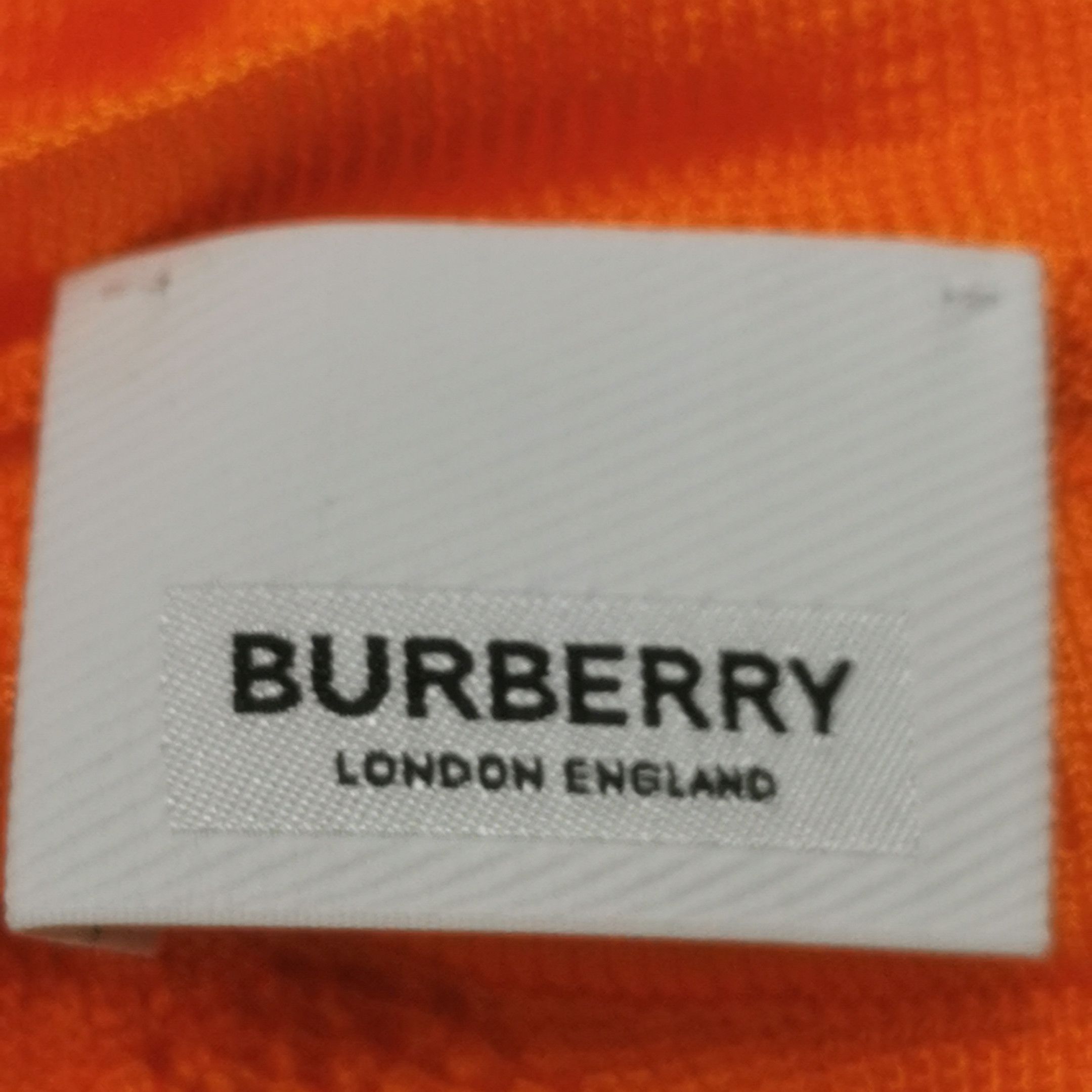 Burberry Burberry Sleeveless Diamond Pattern Orange Top 0079 Size US M / EU 48-50 / 2 - 5 Thumbnail