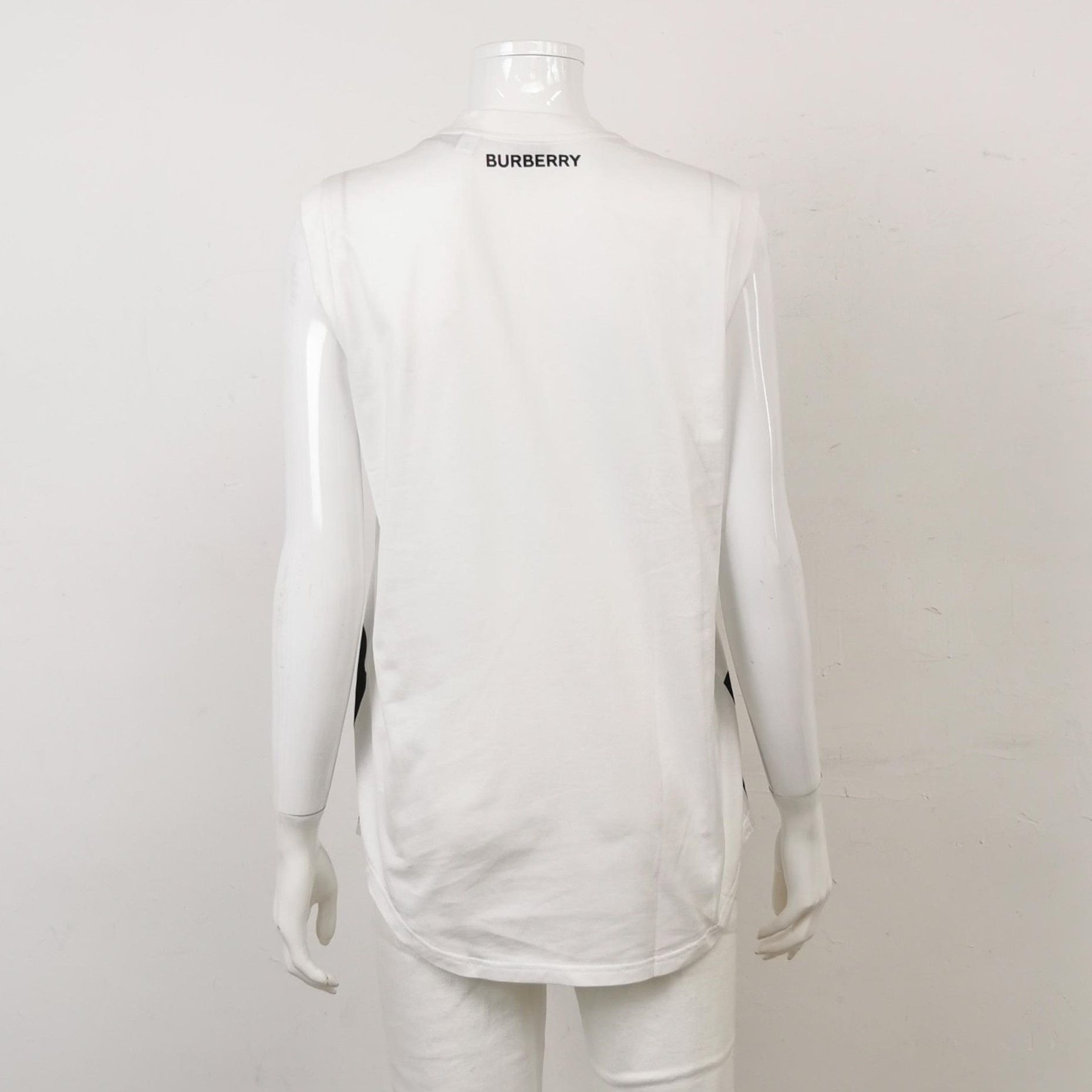 Burberry Burberry Color-Block Sleeveless Cotton Top 0079 Size US XS / EU 42 / 0 - 2 Thumbnail
