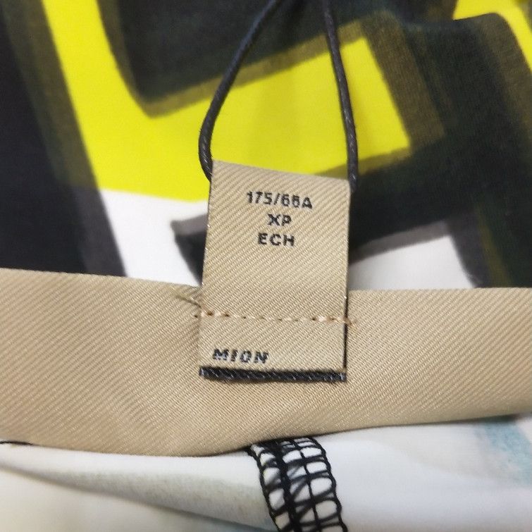 Burberry Burberry Color-Patterned Logo Slim Pants 0079 Size US 26 / EU 42 - 7 Thumbnail