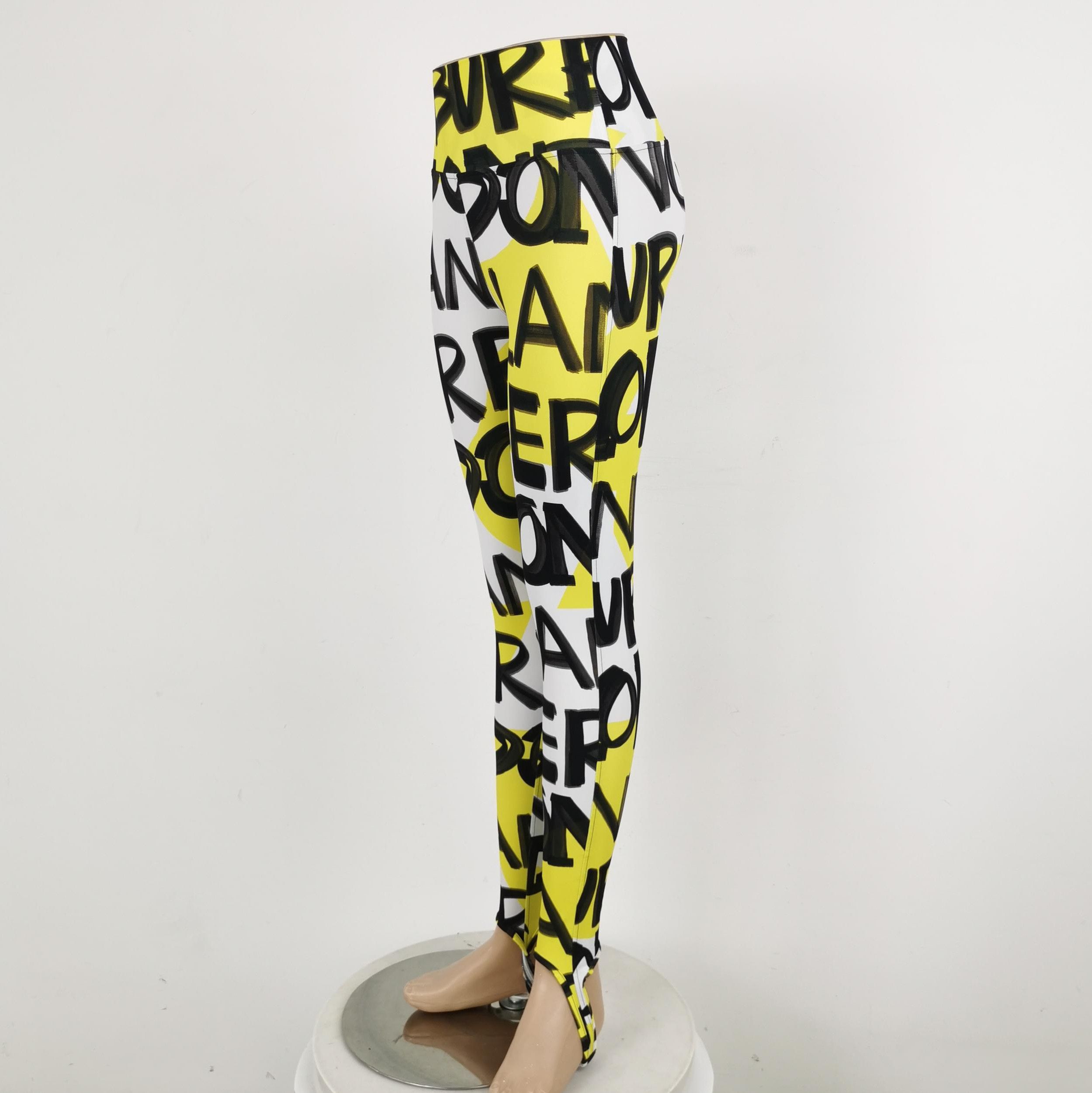 Burberry Burberry Color-Patterned Logo Slim Pants 0079 Size US 26 / EU 42 - 2 Thumbnail