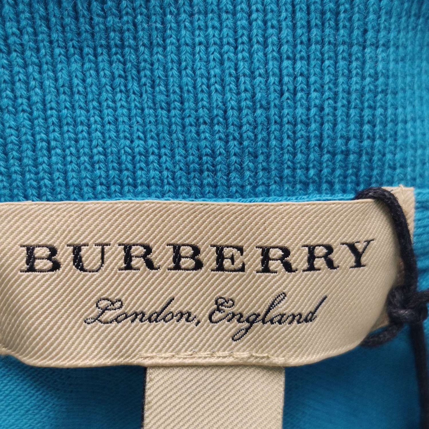 Burberry Burberry Embroidered Polo Shirt in Solid Color 0079 Size US S / EU 44-46 / 1 - 5 Thumbnail