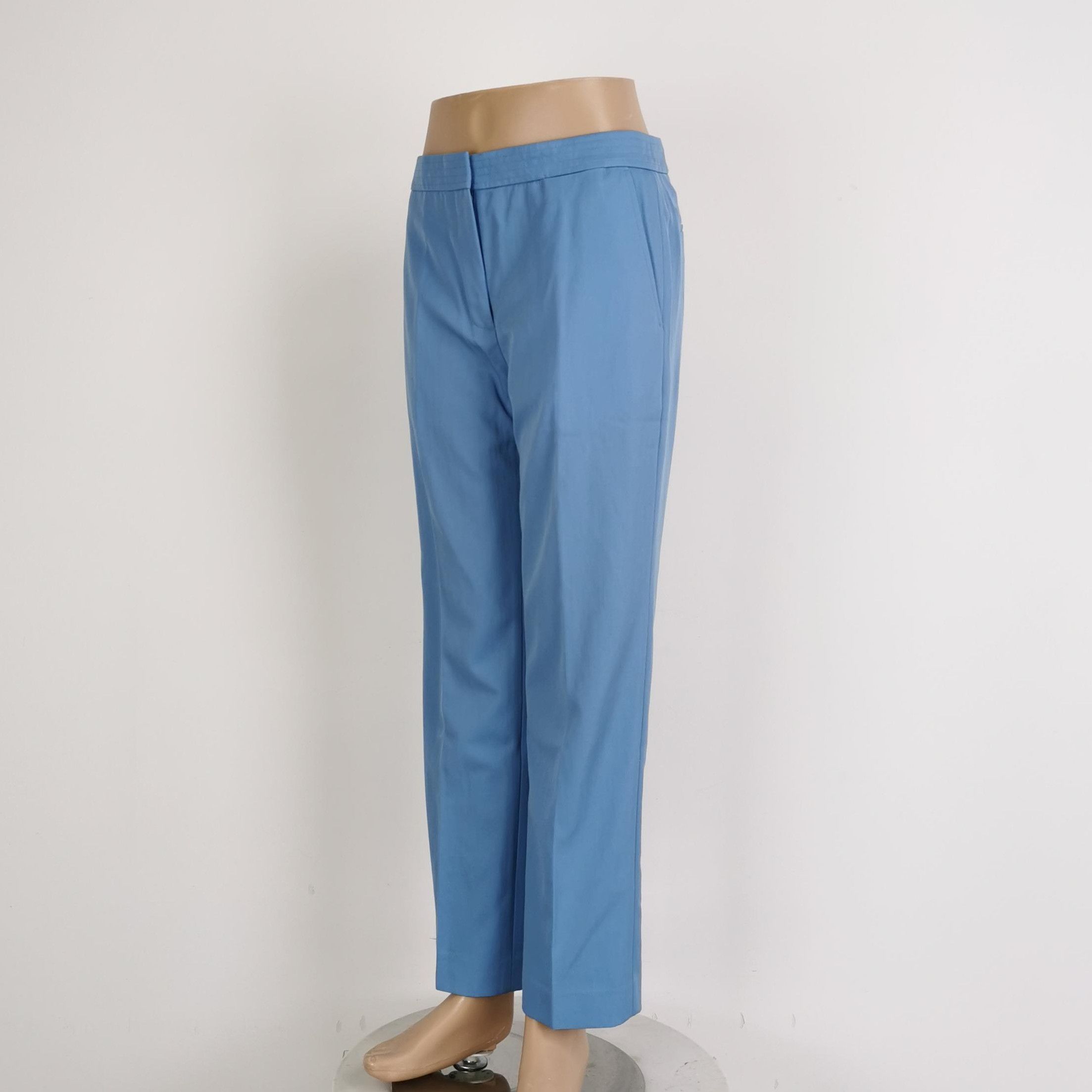 Burberry Burberry Wool Blend Straight Leg Trousers 0079 Size US 36 / EU 52 - 2 Thumbnail