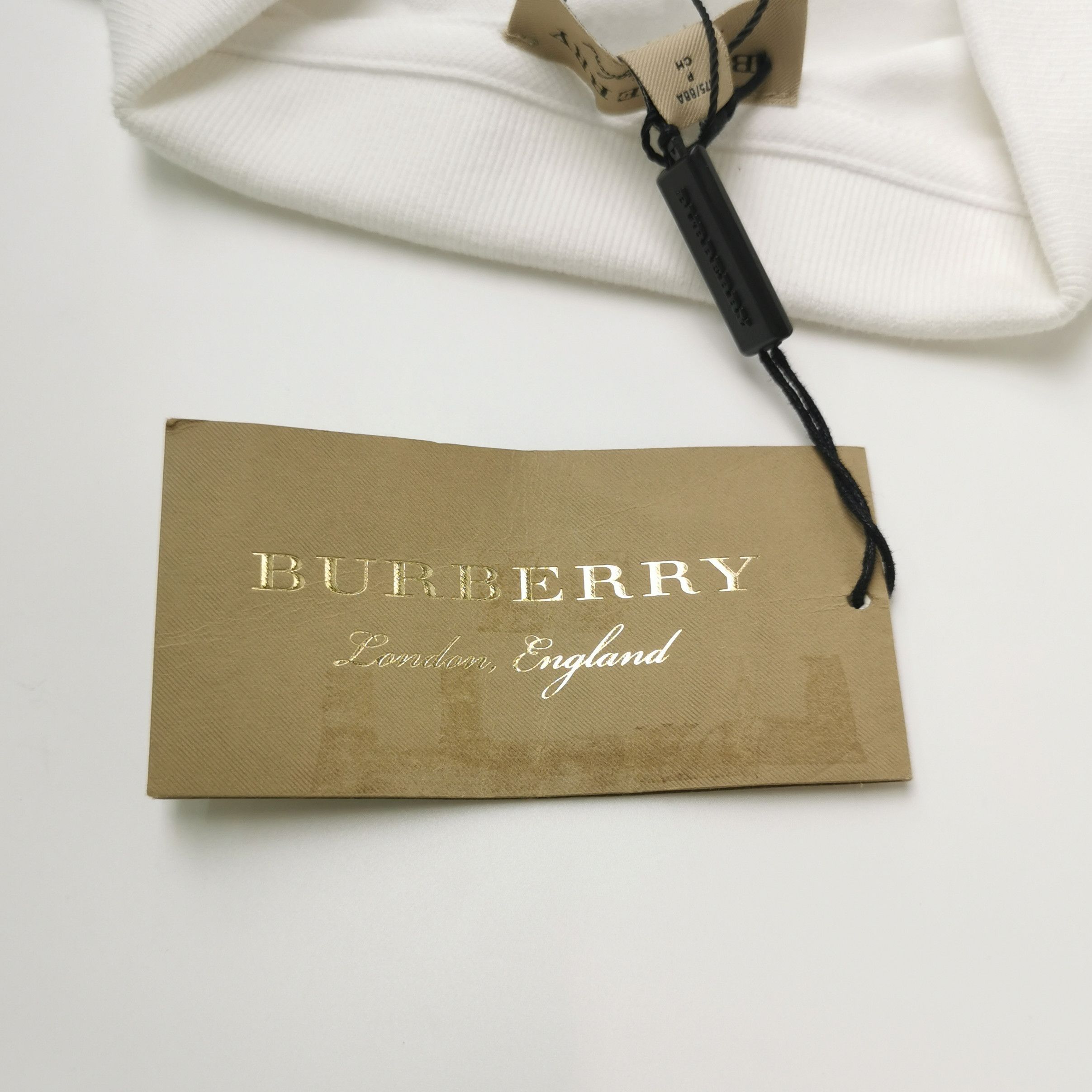 Burberry Burberry Classic White Cotton Polo Shirt 0079 Size US S / EU 44-46 / 1 - 4 Thumbnail