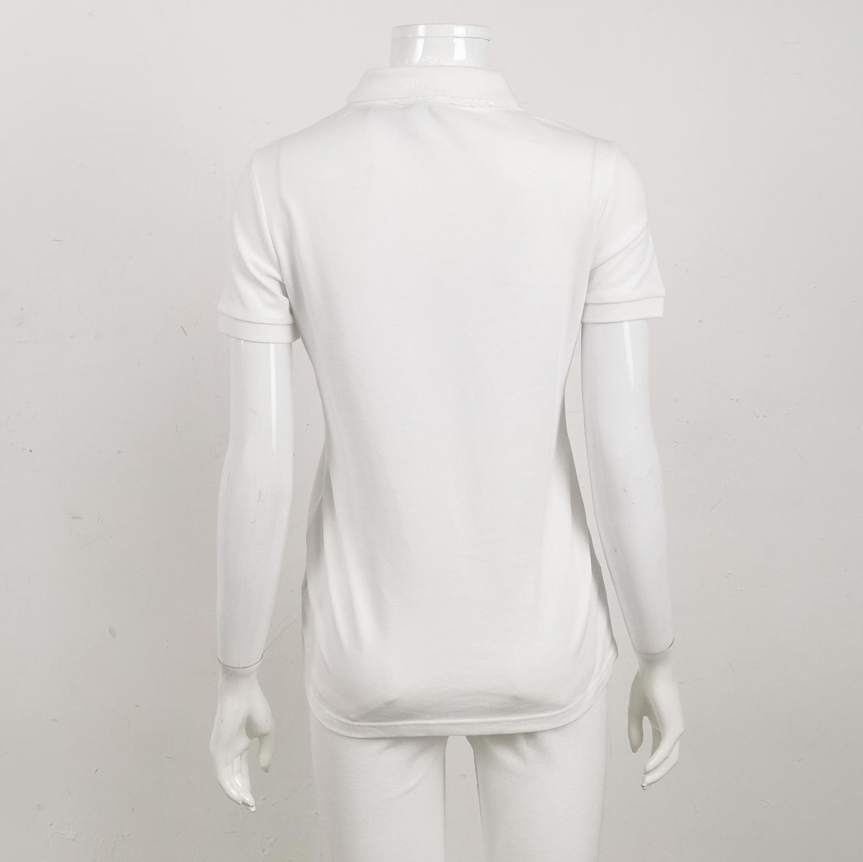 Burberry Burberry Classic White Cotton Polo Shirt 0079 Size US S / EU 44-46 / 1 - 2 Thumbnail