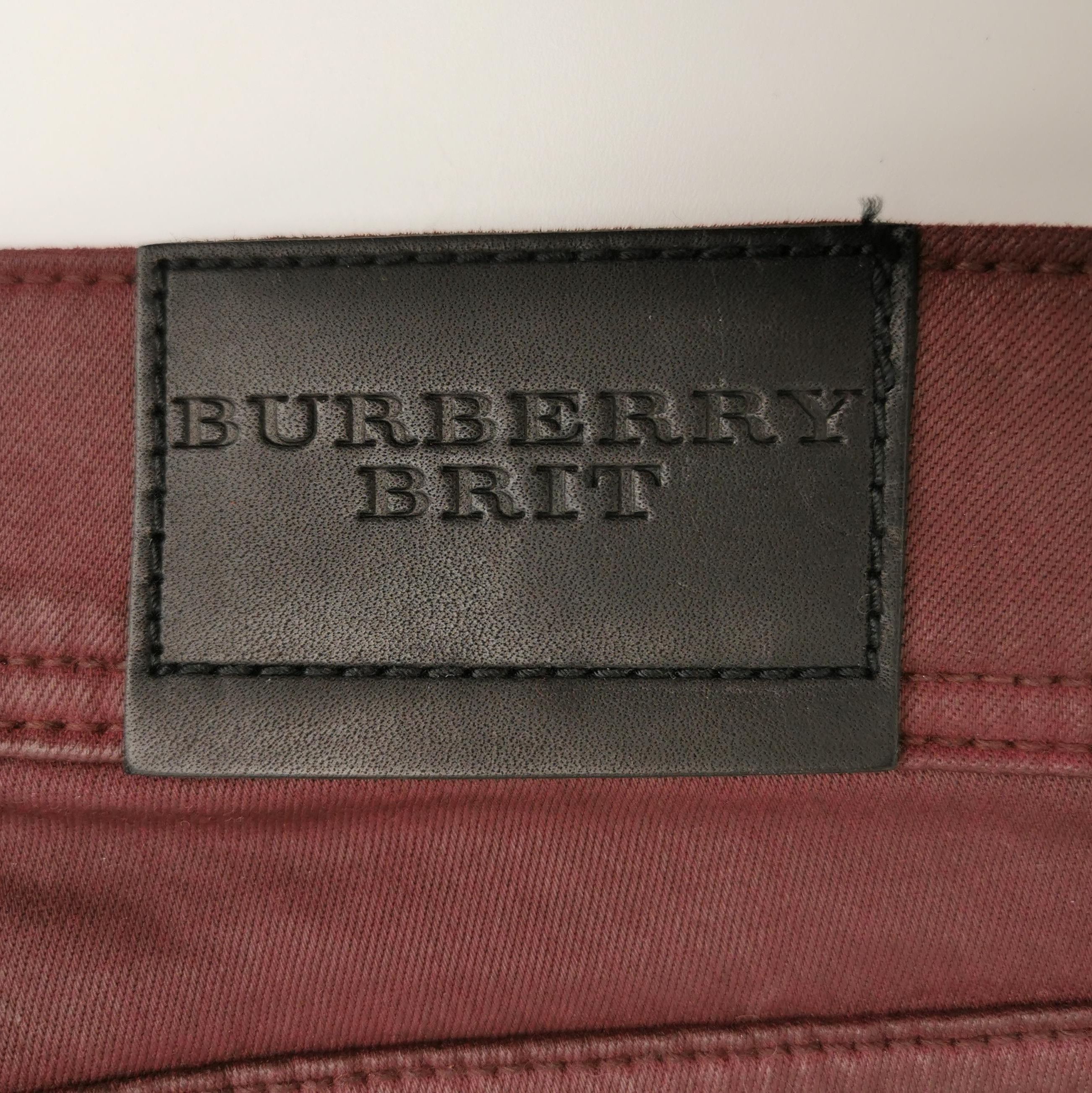 Burberry Burberry Brit Cotton Slim Fit Pants 0079 Size US 38 / EU 54 - 4 Thumbnail