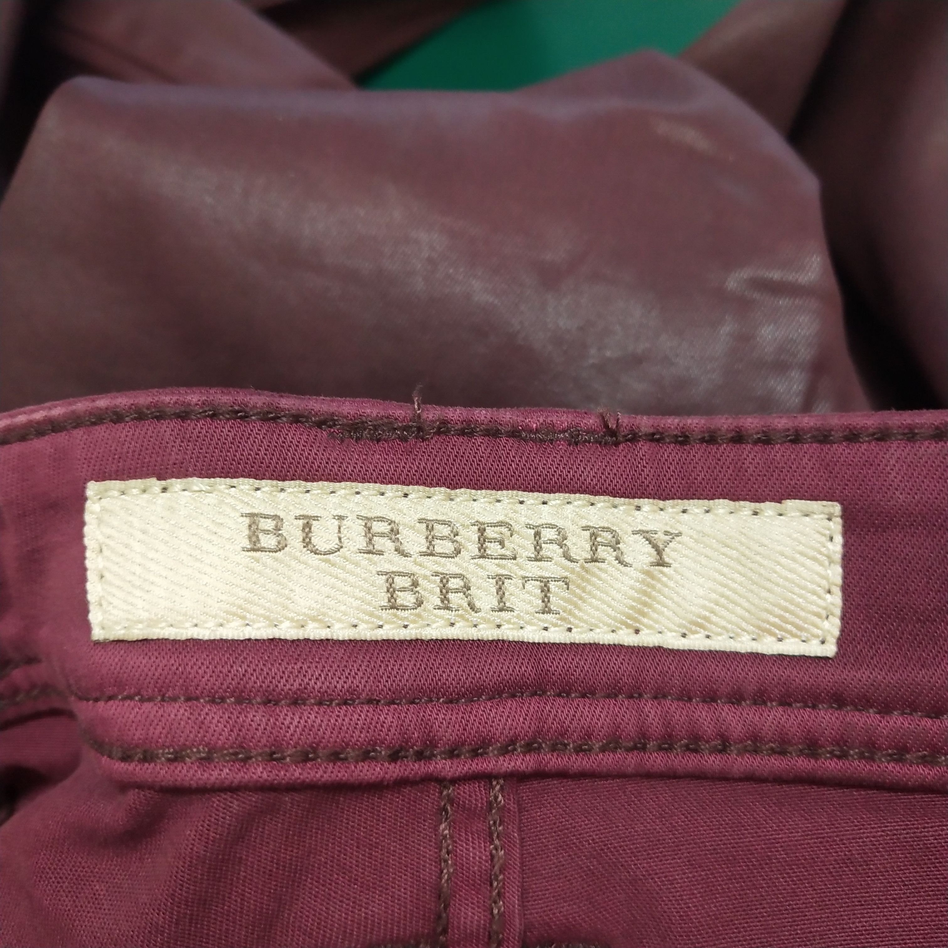 Burberry Burberry Brit Cotton Slim Fit Pants 0079 Size US 38 / EU 54 - 5 Thumbnail