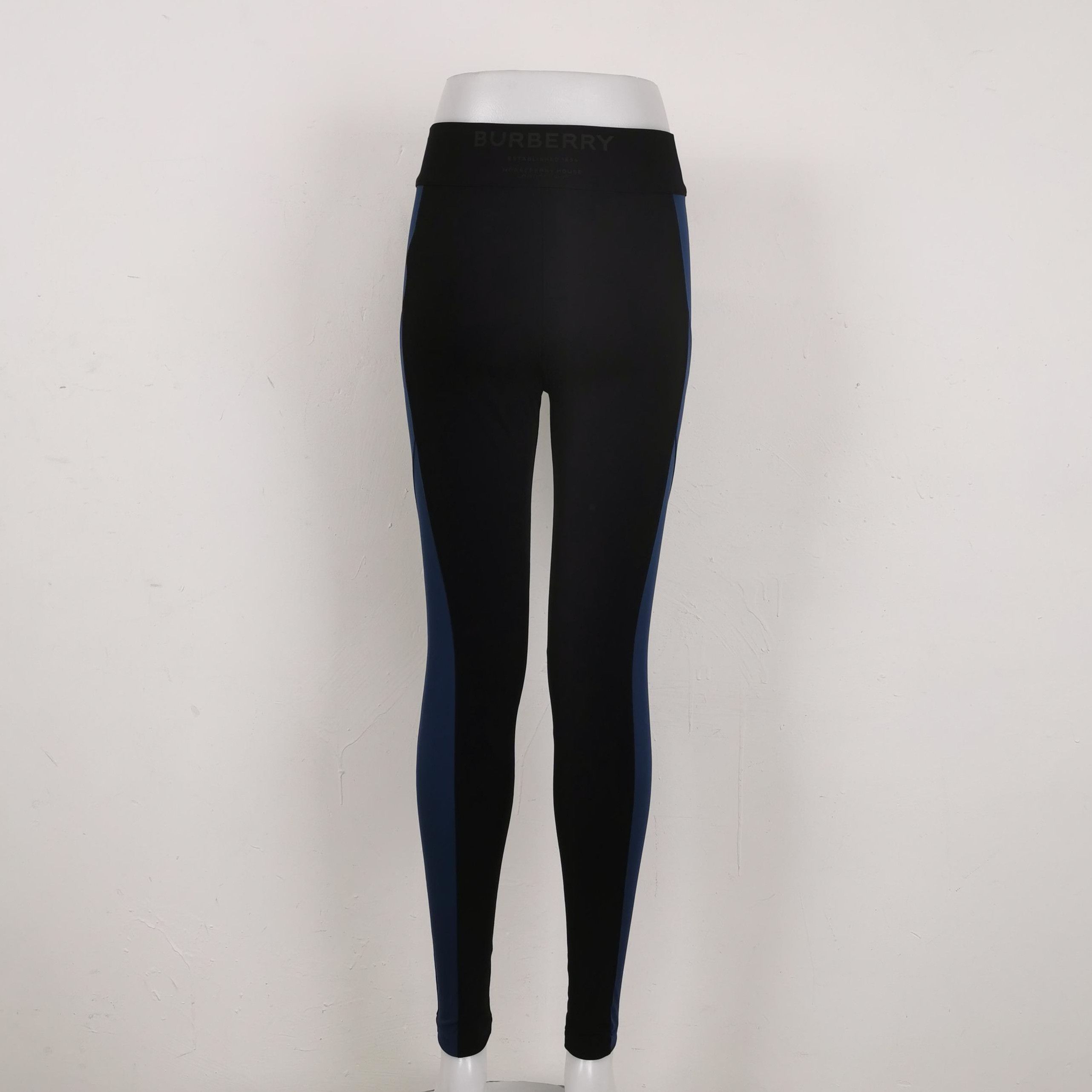Burberry Burberry Color Block Logo Leggings 0079 Size US 27 - 2 Thumbnail