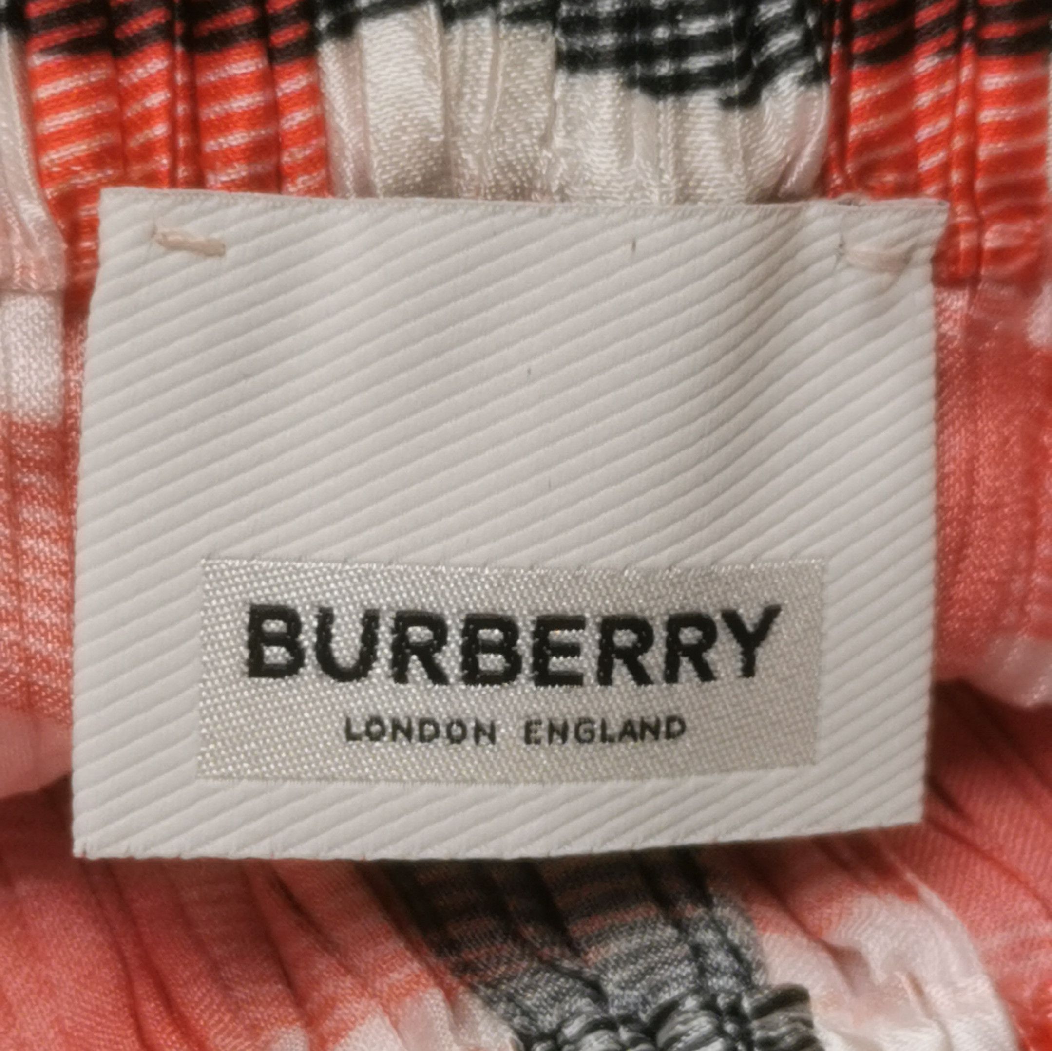 Burberry Burberry Color-Blocked Check Midi Skirt 0079 Size US 27 - 5 Thumbnail