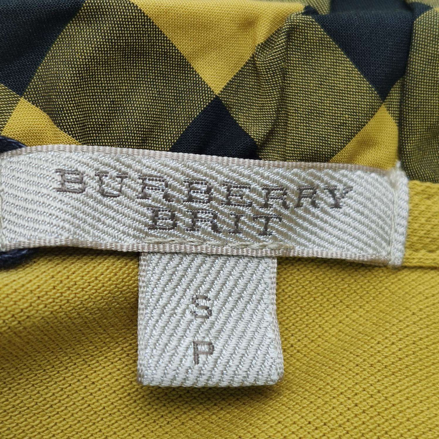 Burberry Burberry Brit Yellow Cotton Polo with Logo 0079 Size US S / EU 44-46 / 1 - 6 Thumbnail
