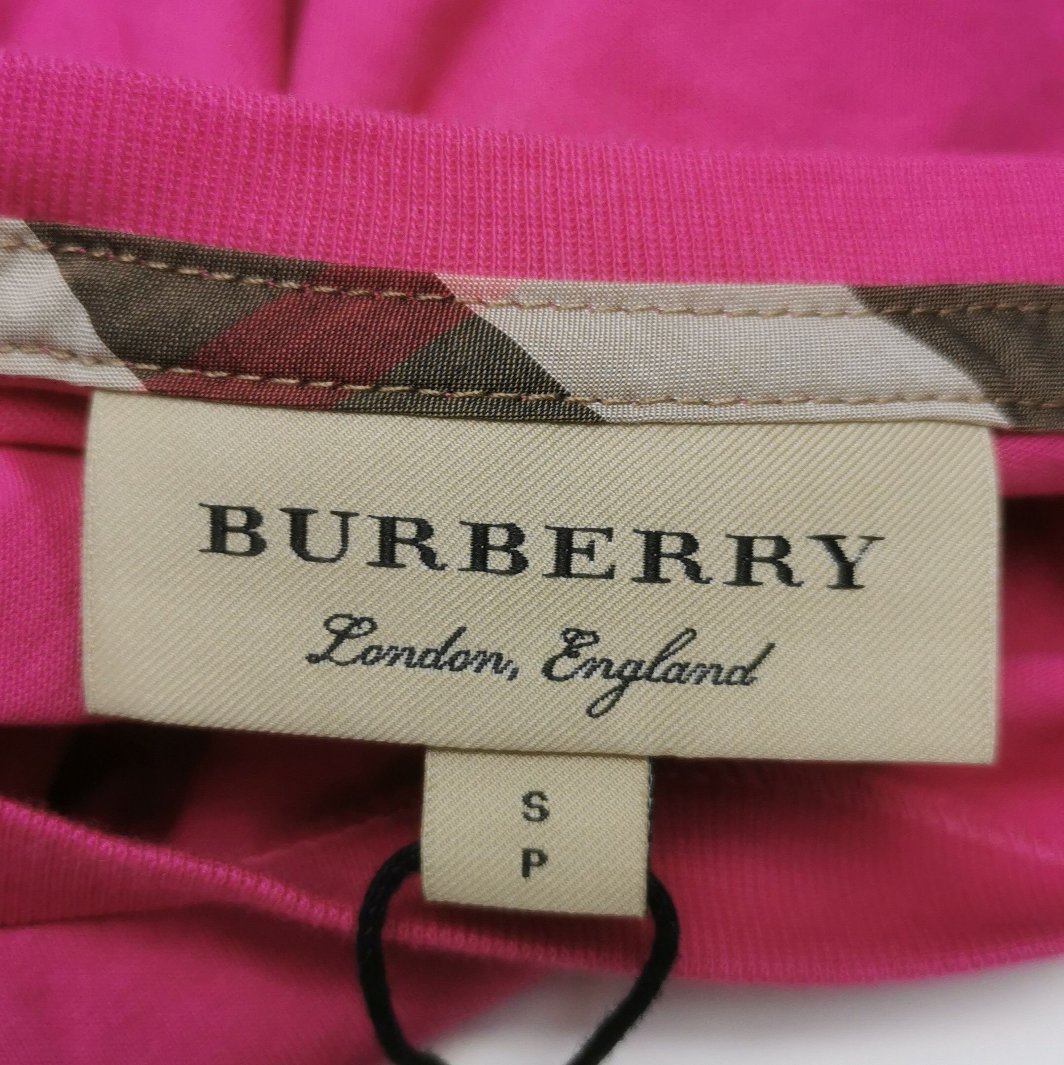 Burberry Burberry Pink Short-Sleeve Crew Neck T-Shirt 0079 Size US S / EU 44-46 / 1 - 5 Thumbnail