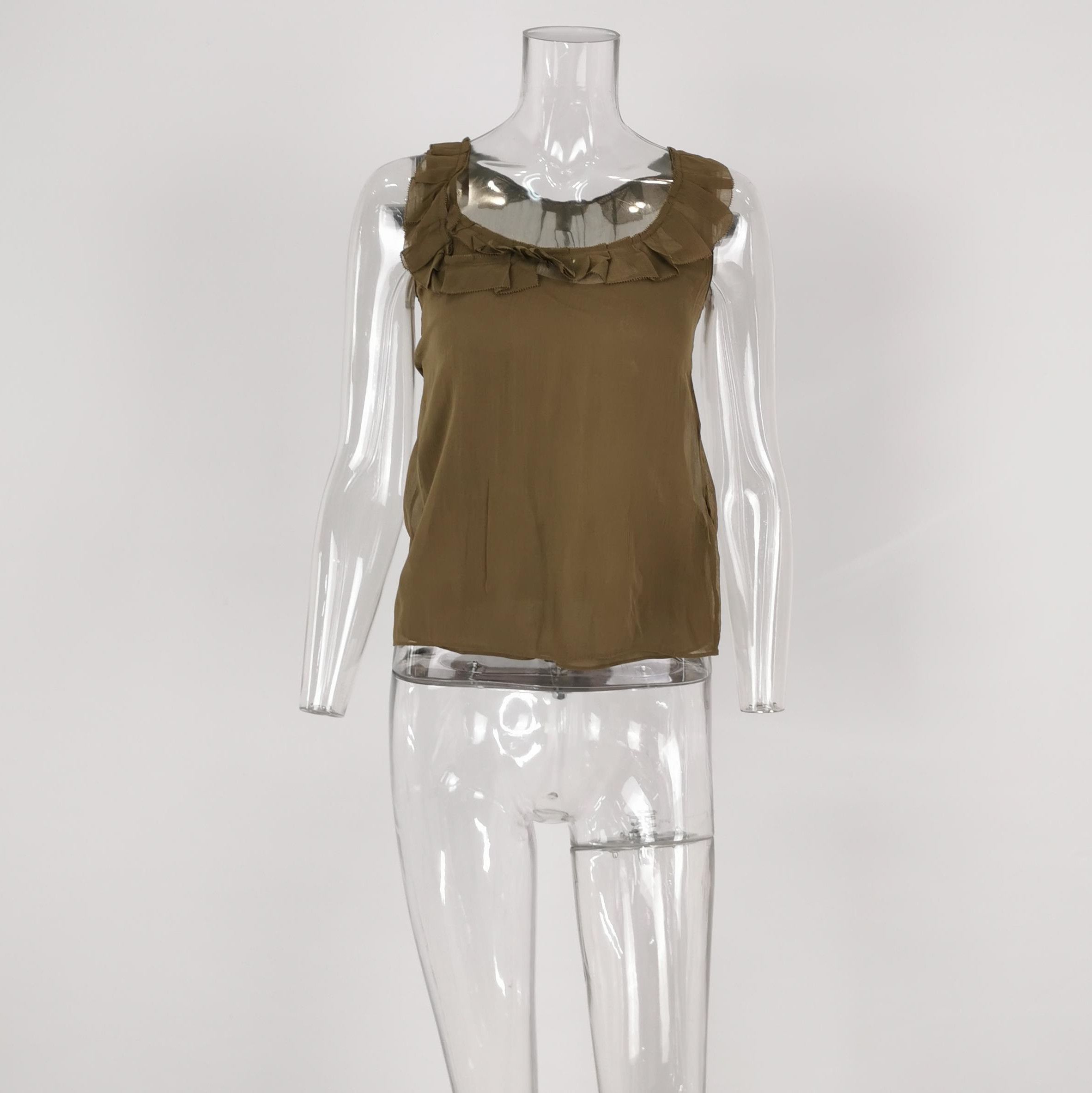Burberry Burberry Silk Cami Top in XXS Size 0079 Size US XXS / EU 40 - 2 Thumbnail