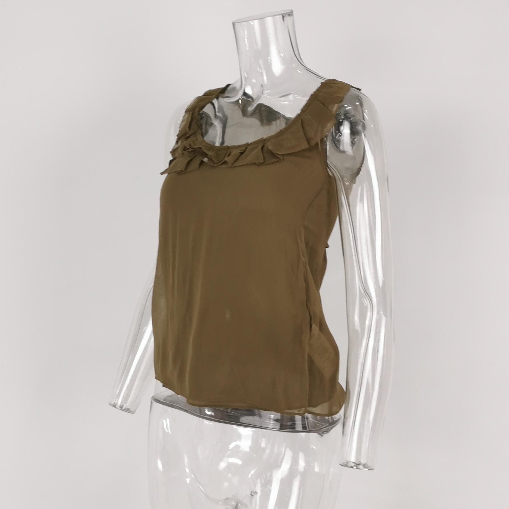 Burberry Burberry Silk Cami Top in XXS Size 0079 Size US XXS / EU 40 - 3 Thumbnail